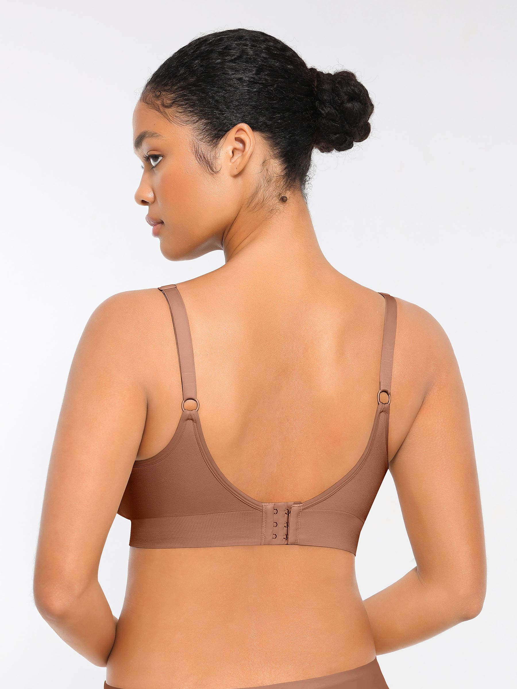 Feelingirl Seamless Everyday Bra with Built-In Soft Padding Bundle