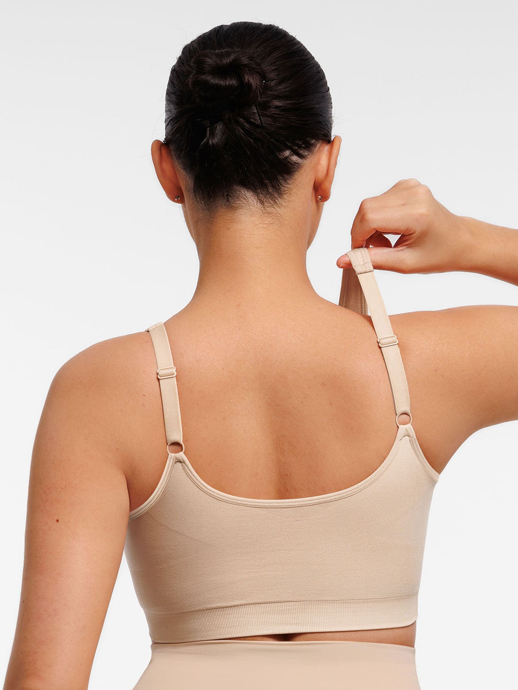 Divinegirl Seamless Front-Opening Zipper Bra