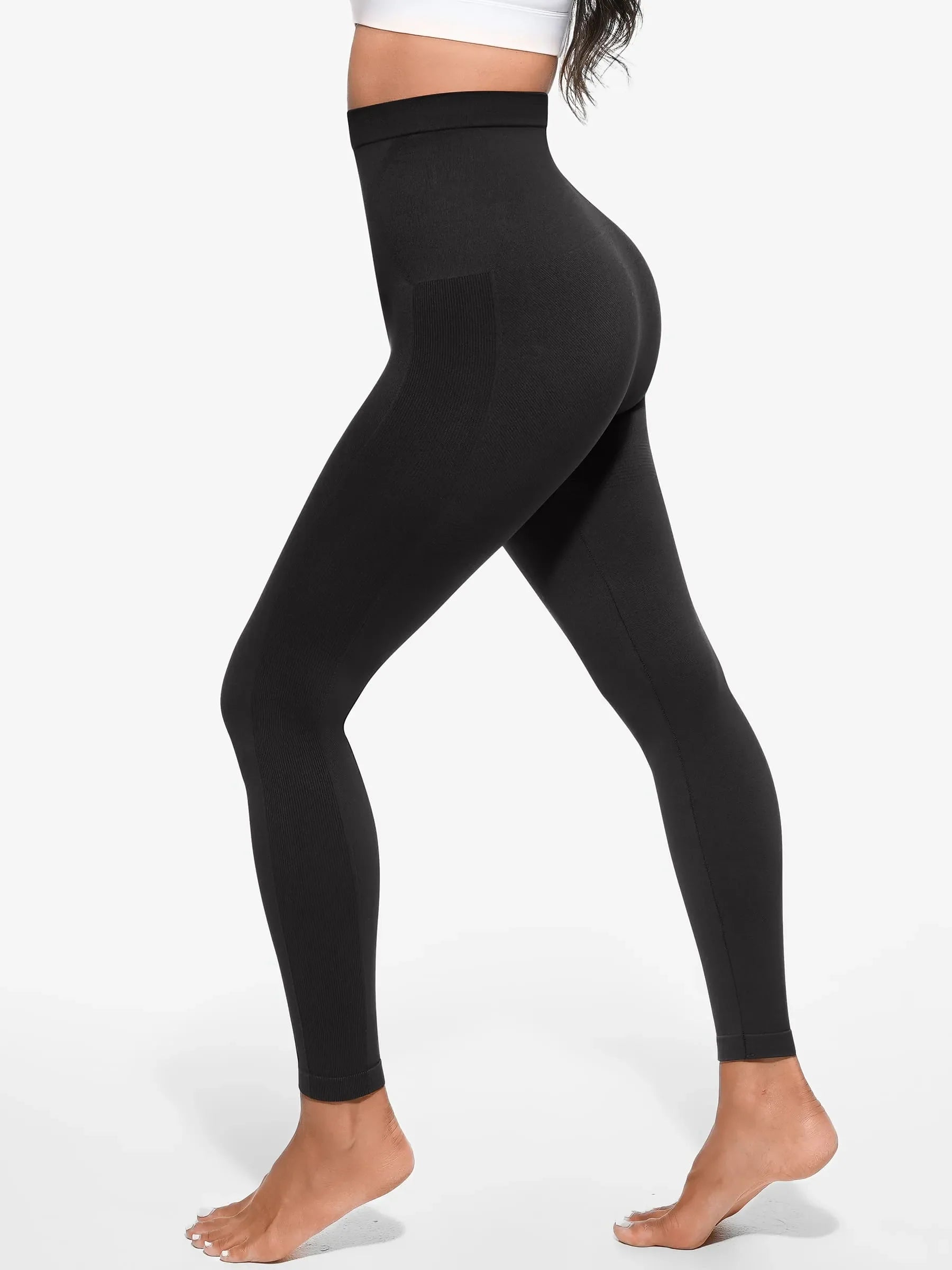 Feelingirl Seamless High-Waist Shaping Leggings [BOGO]