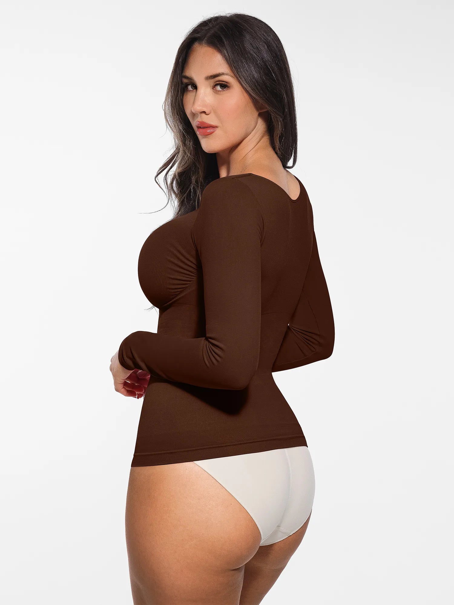Feelingirl Seamless Long-Sleeve Everyday Shaper Top [BOGO]