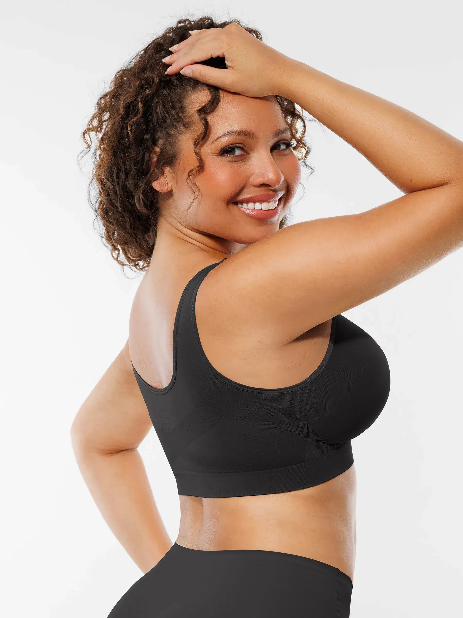 Feelingirl Wire-Free Wide Straps Comfort Bra [BOGO]
