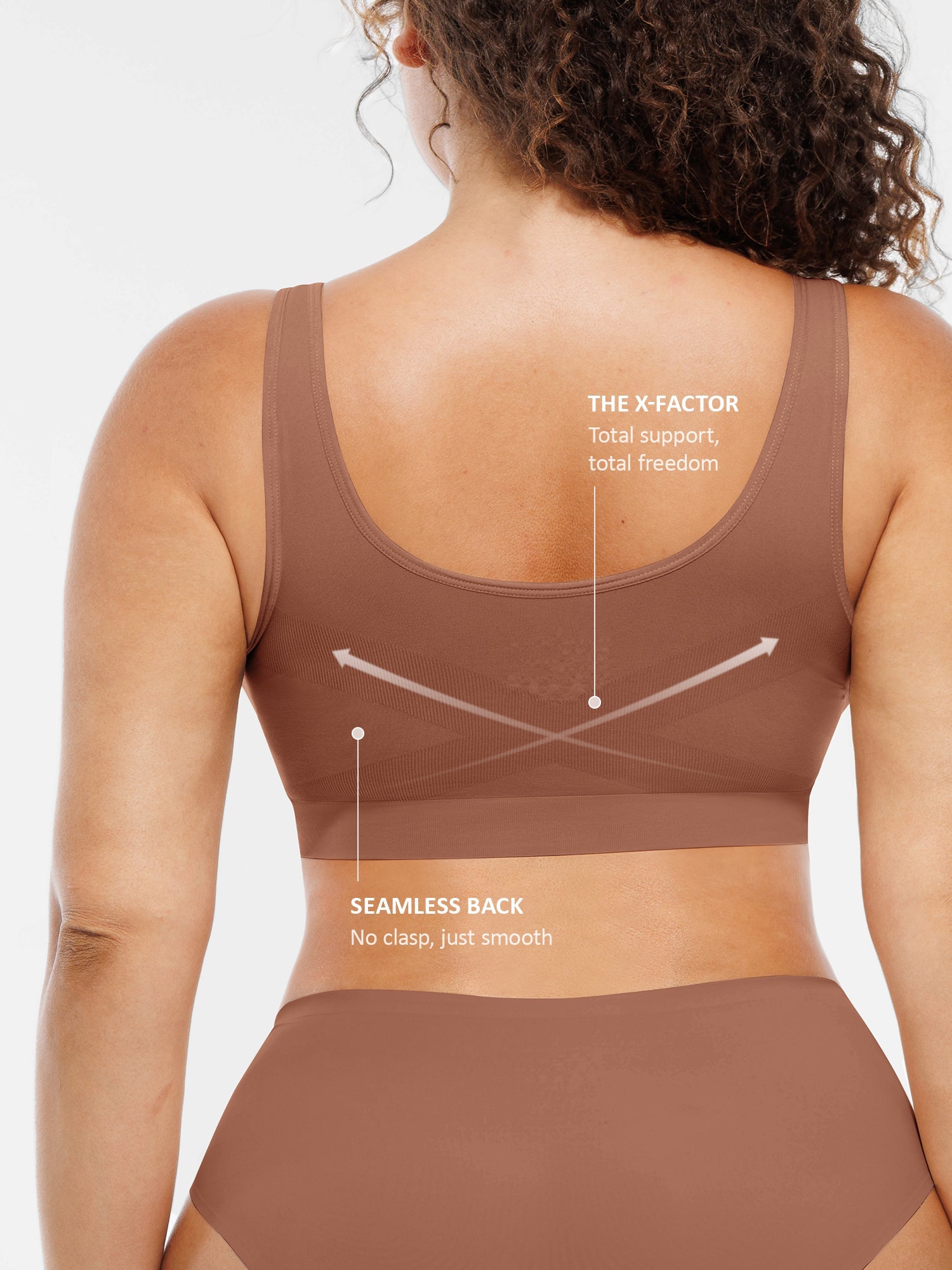 Feelingirl Wire-Free Wide Straps Comfort Bra [BOGO]