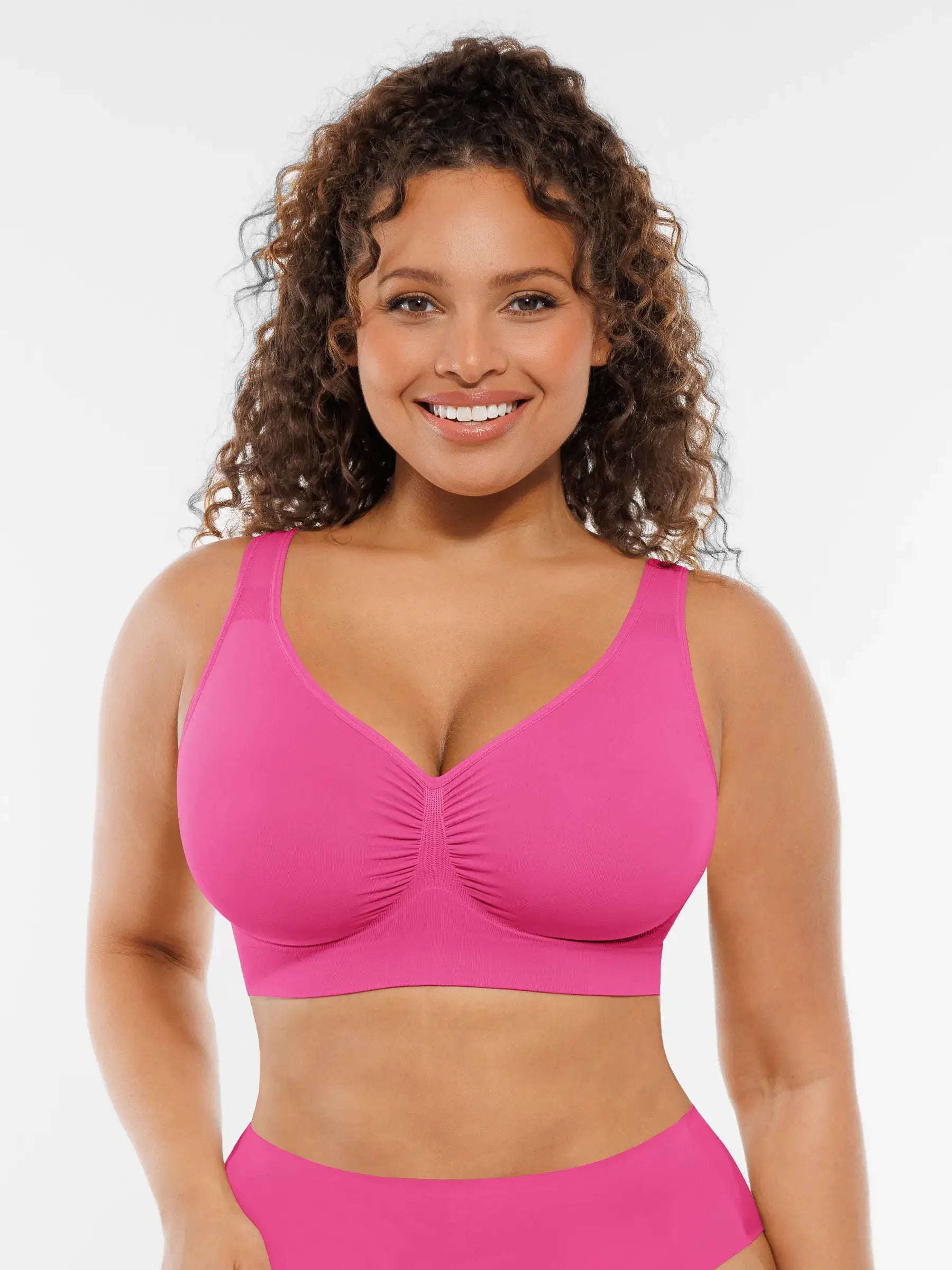 Feelingirl Wire-Free Wide Straps Comfort Bra [BOGO]