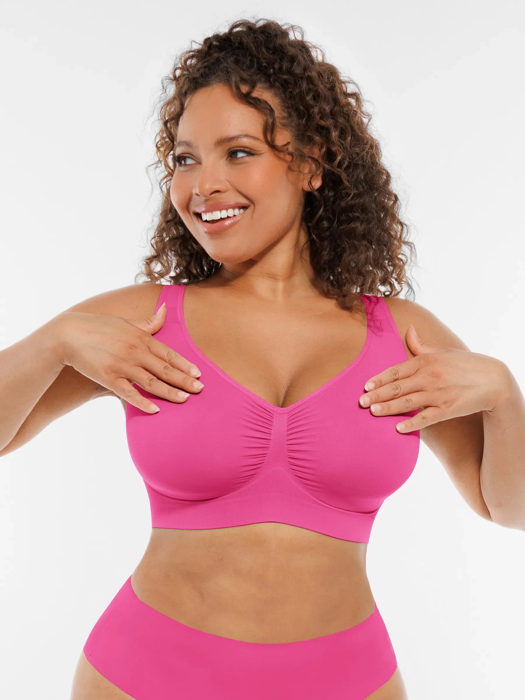 Feelingirl Wire-Free Wide Straps Comfort Bra [BOGO]