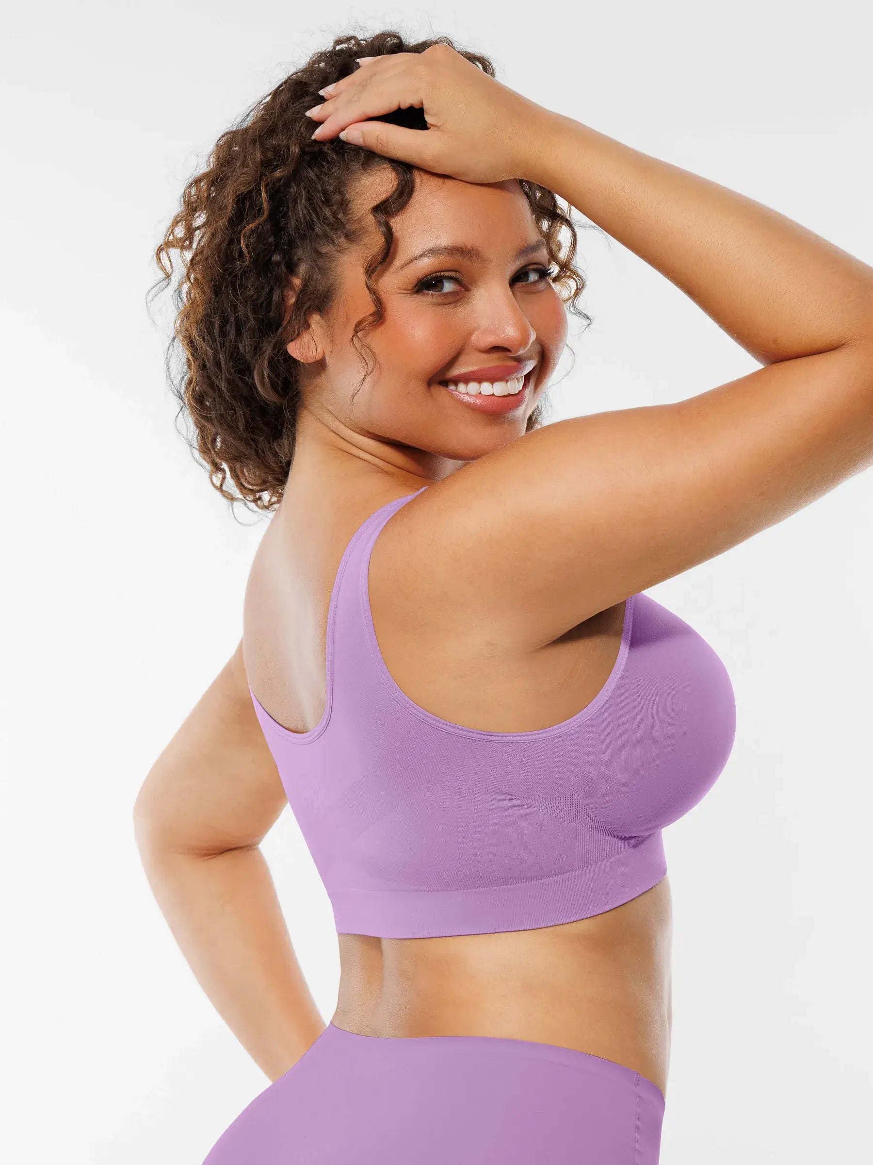 Feelingirl Wire-Free Wide Straps Comfort Bra [BOGO]