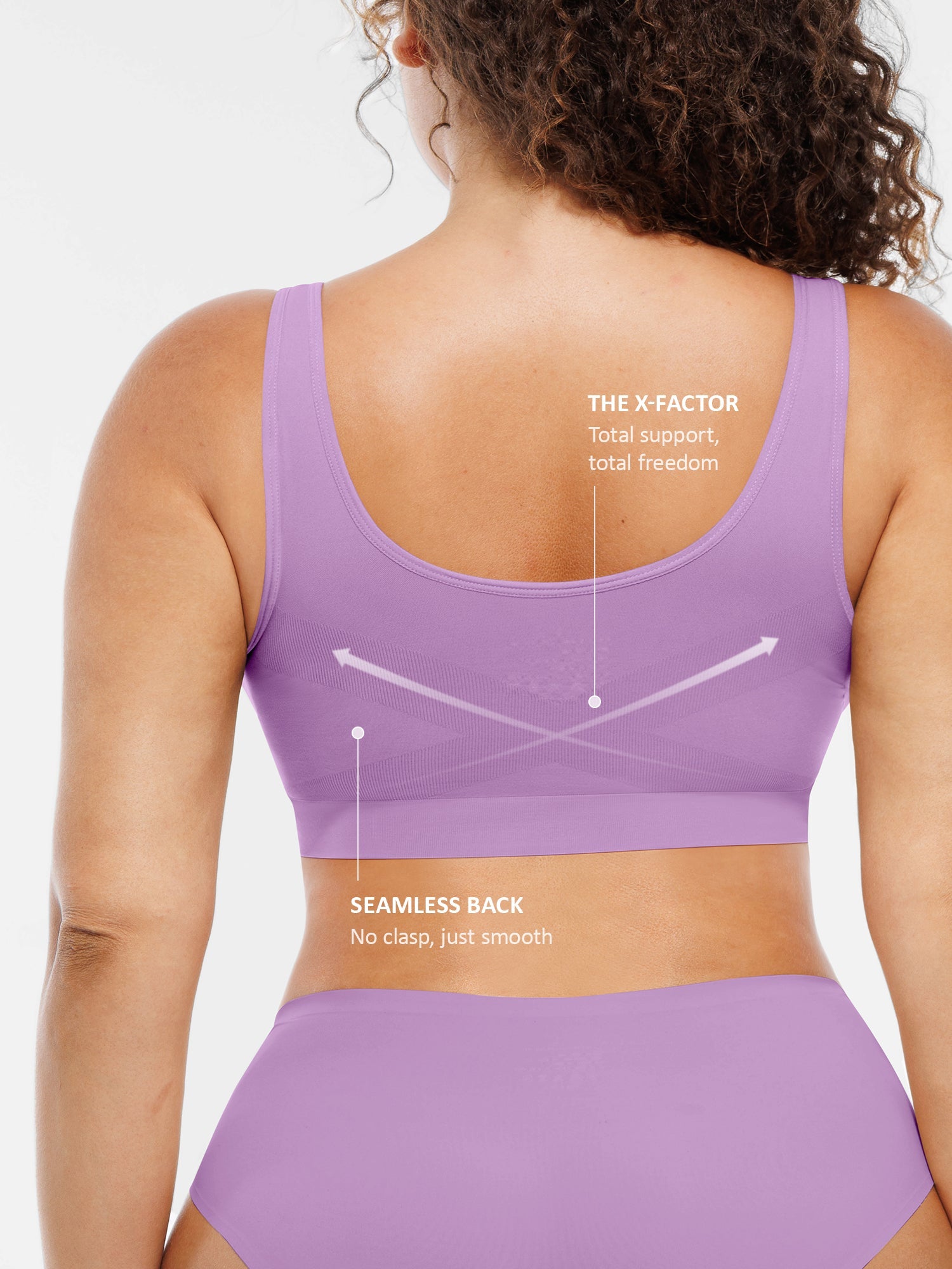 Feelingirl Seamless No Underwire Full Coverage Bra
