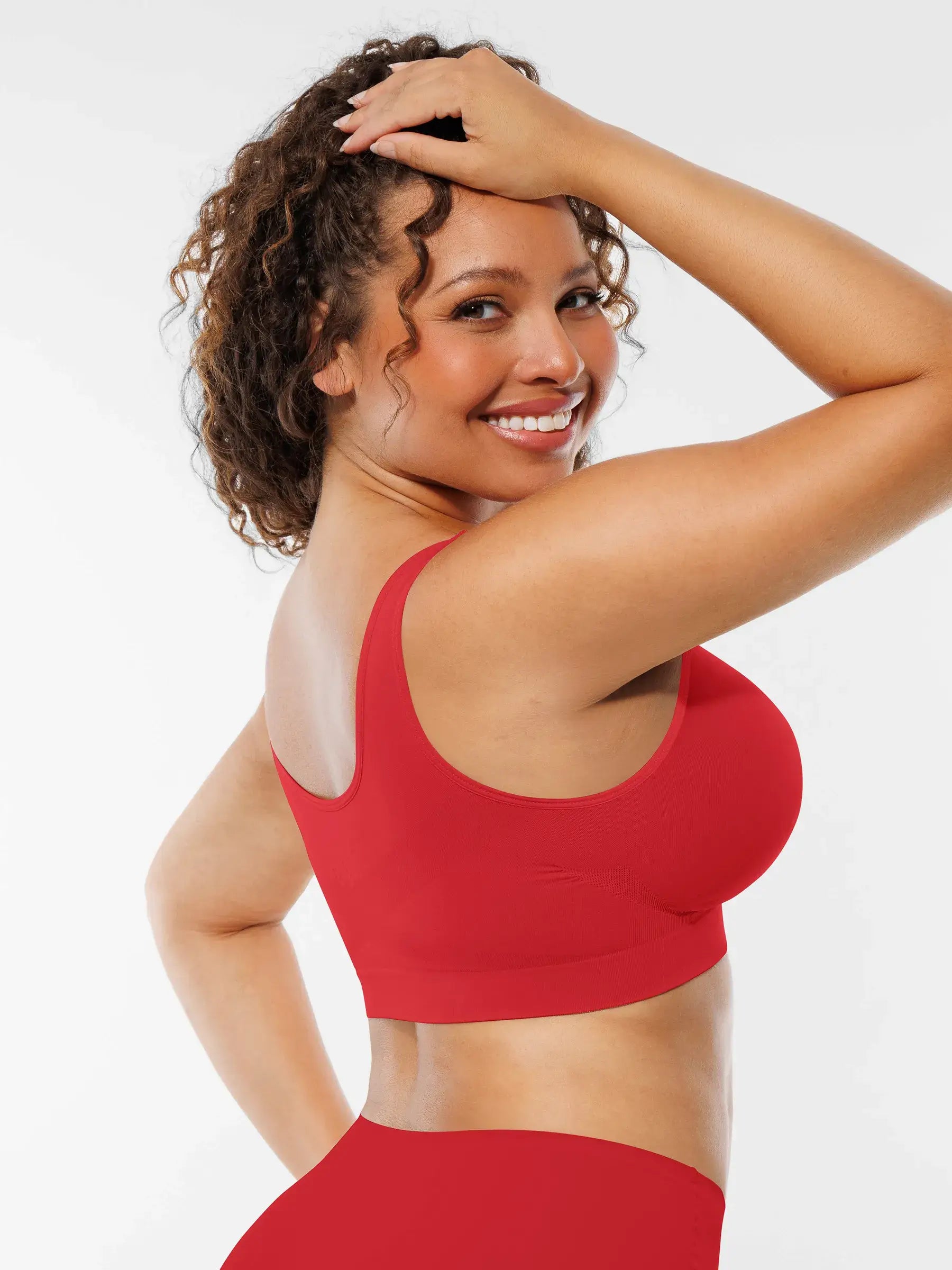 Feelingirl Wire-Free Wide Straps Comfort Bra [BOGO]