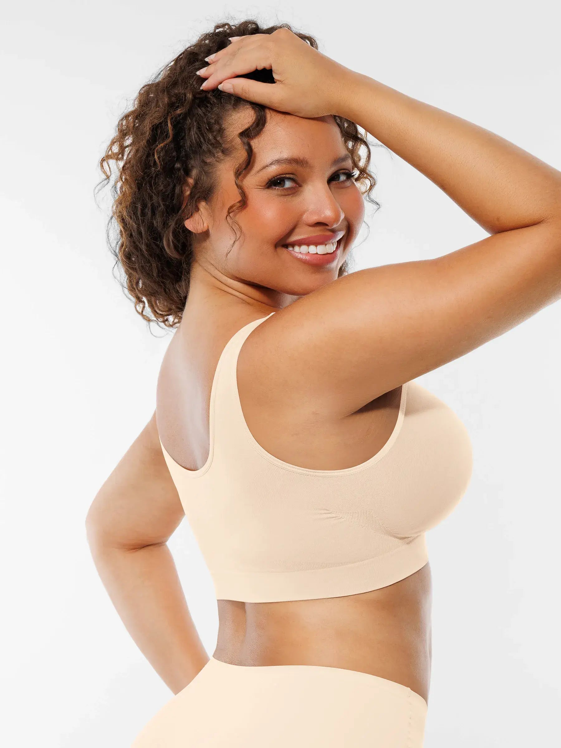 Feelingirl Seamless No Underwire Full Coverage Bra