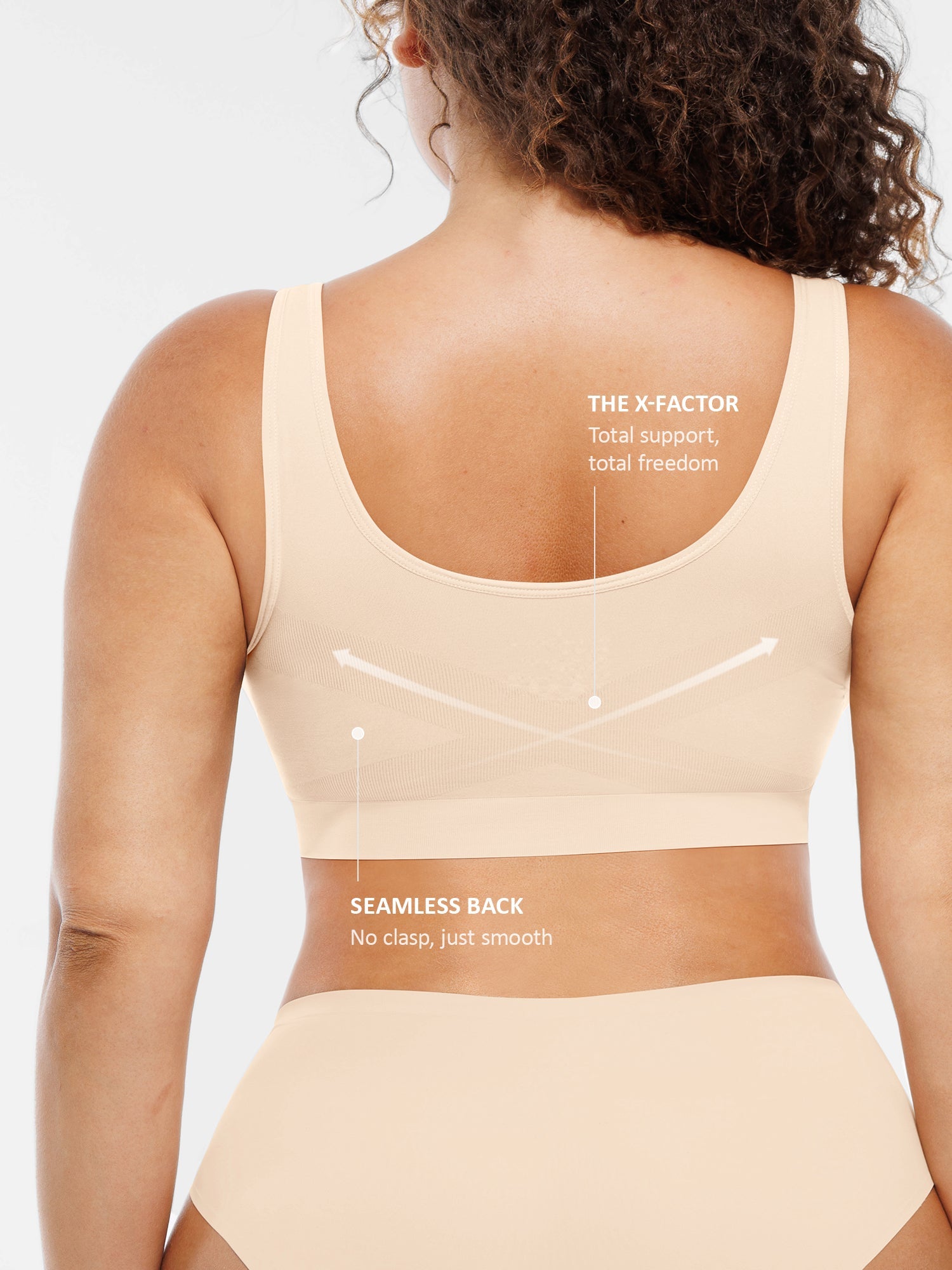 Feelingirl Wire-Free Wide Straps Comfort Bra [BOGO]