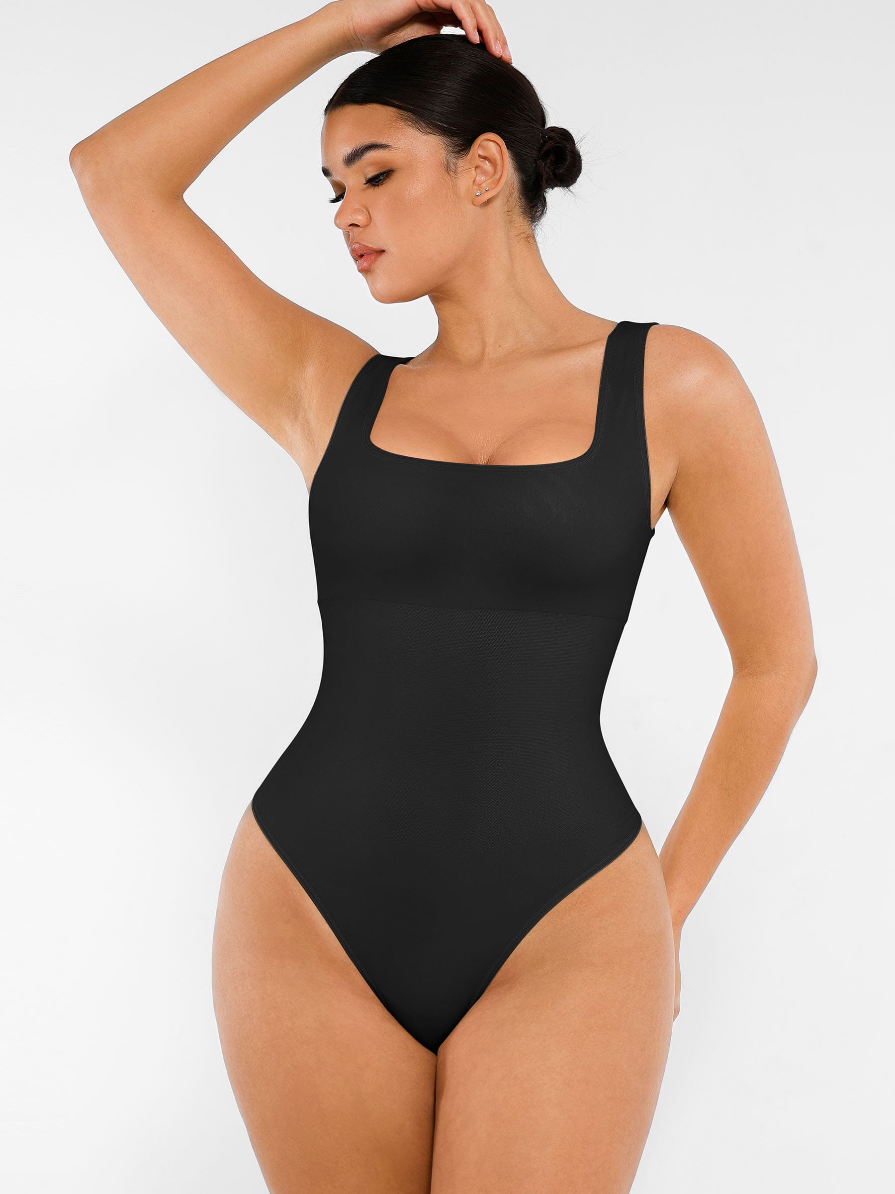 Feelingirl Seamless Shapewear Thong Bodysuit