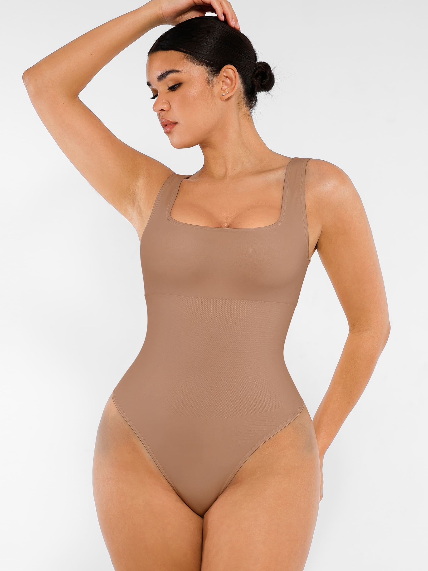 Feelingirl Seamless Shapewear Thong Bodysuit