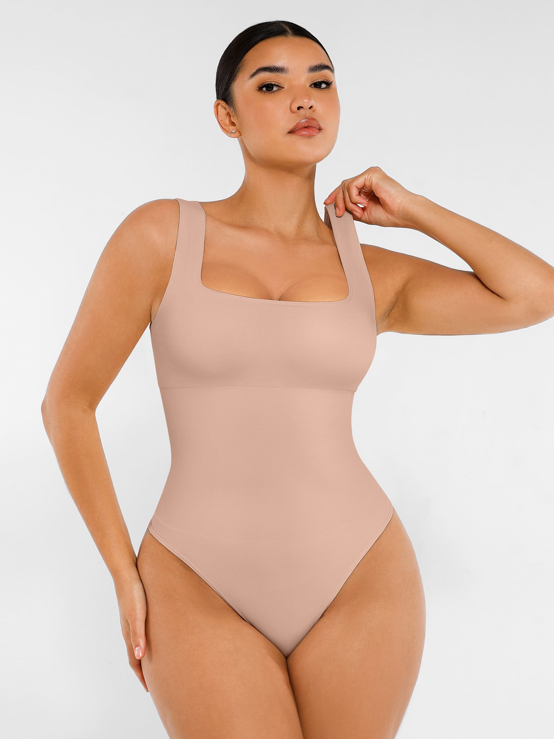 Feelingirl Seamless Shapewear Thong Bodysuit