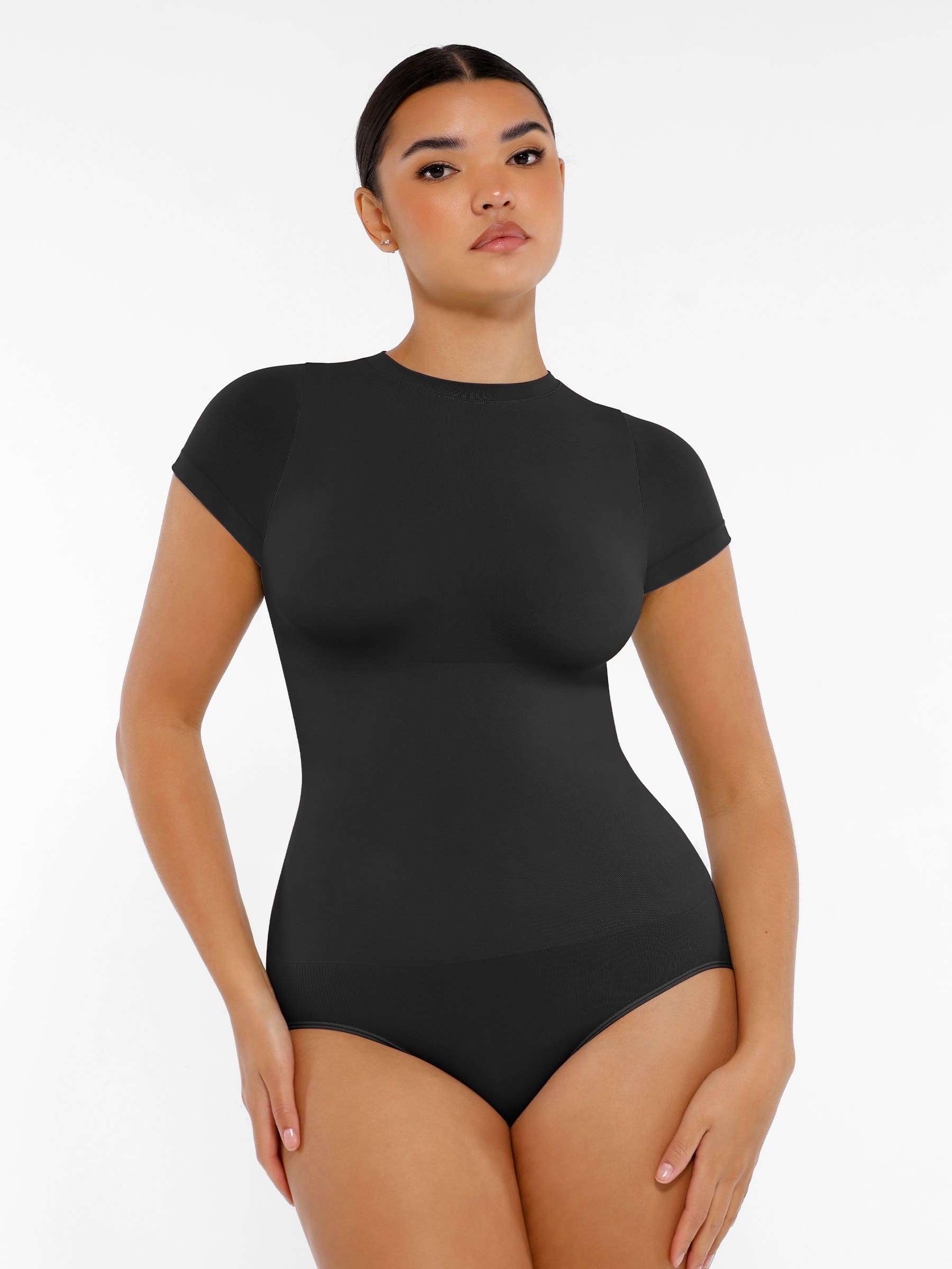 Feelingirl Seamless Crew Neck Bodysuit