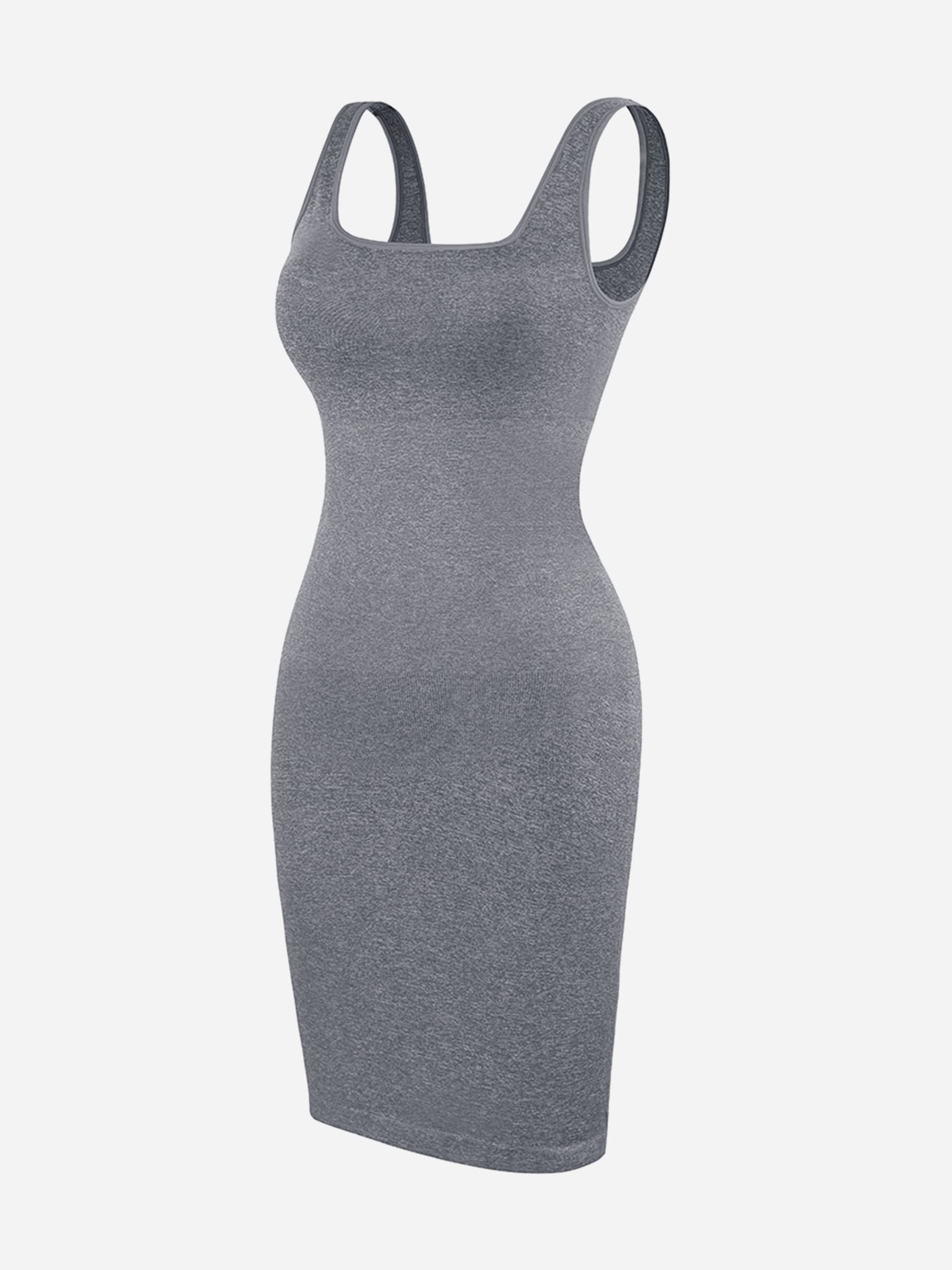 Feelingirl Seamless Square Neck Shaping Dress
