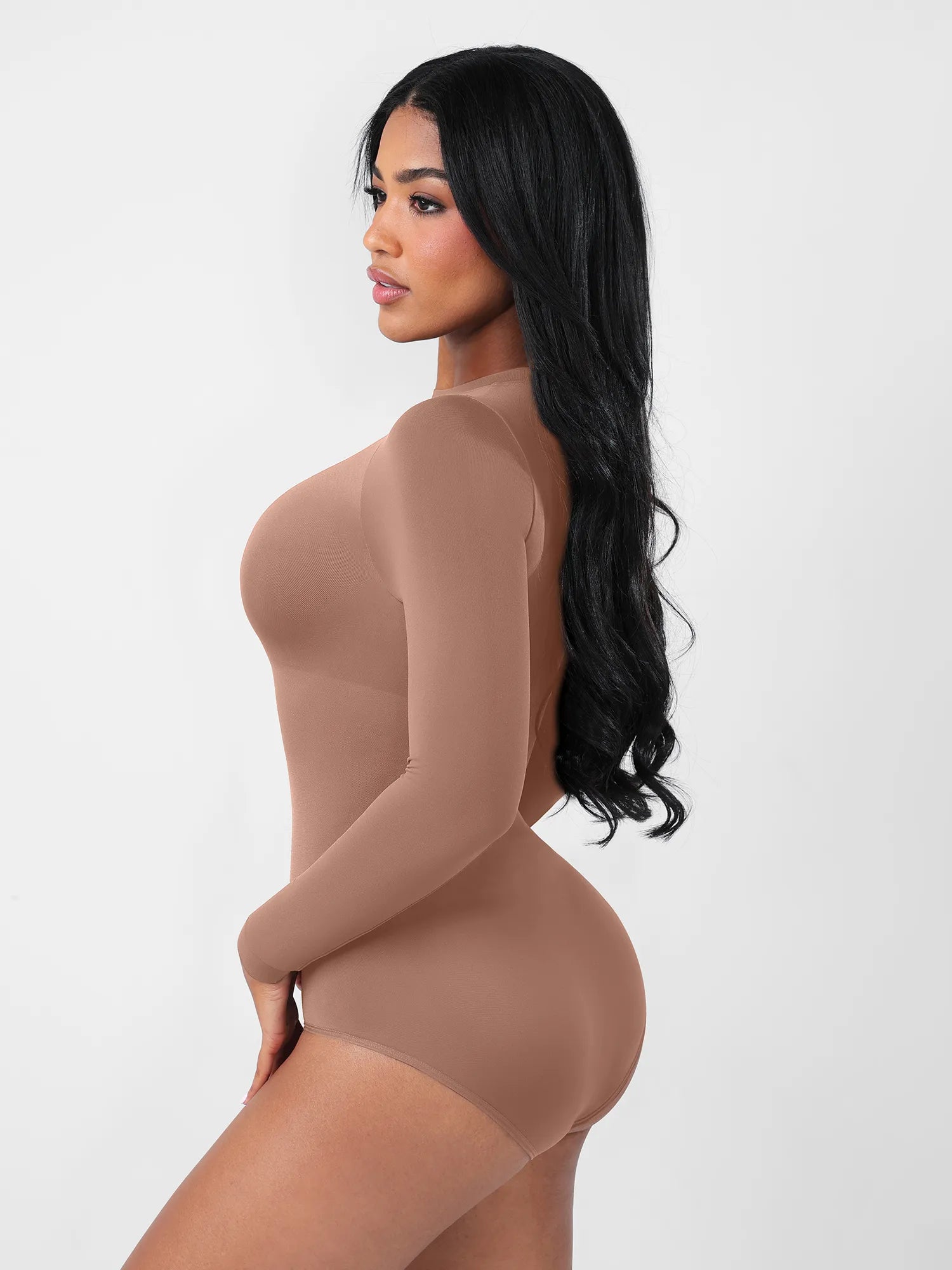 Feelingirl Seamless Ultra-Soft Long-Sleeve Bodysuit [BOGO]