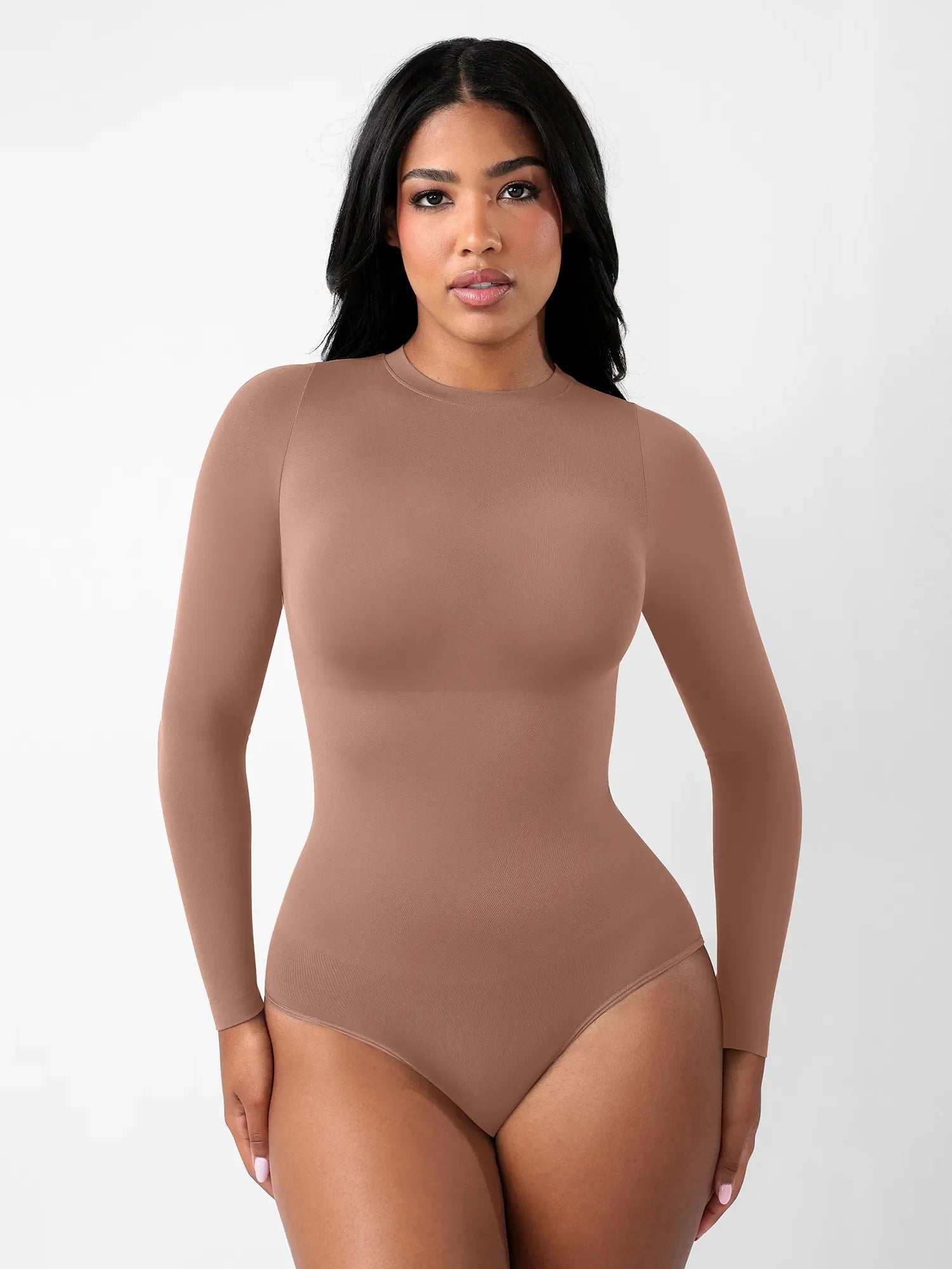 Feelingirl Seamless Ultra-Soft Long-Sleeve Bodysuit [BOGO]