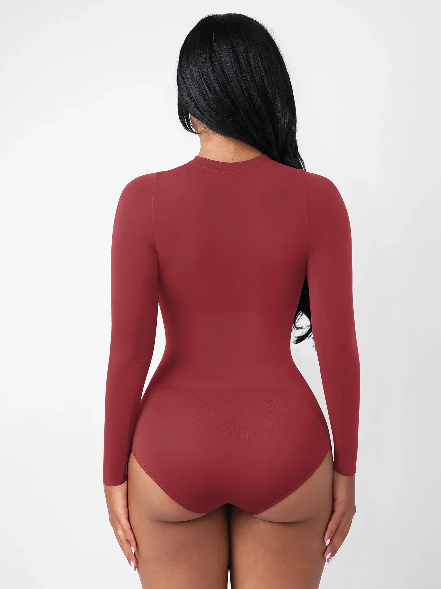 Feelingirl Seamless Ultra-Soft Long-Sleeve Bodysuit [BOGO]