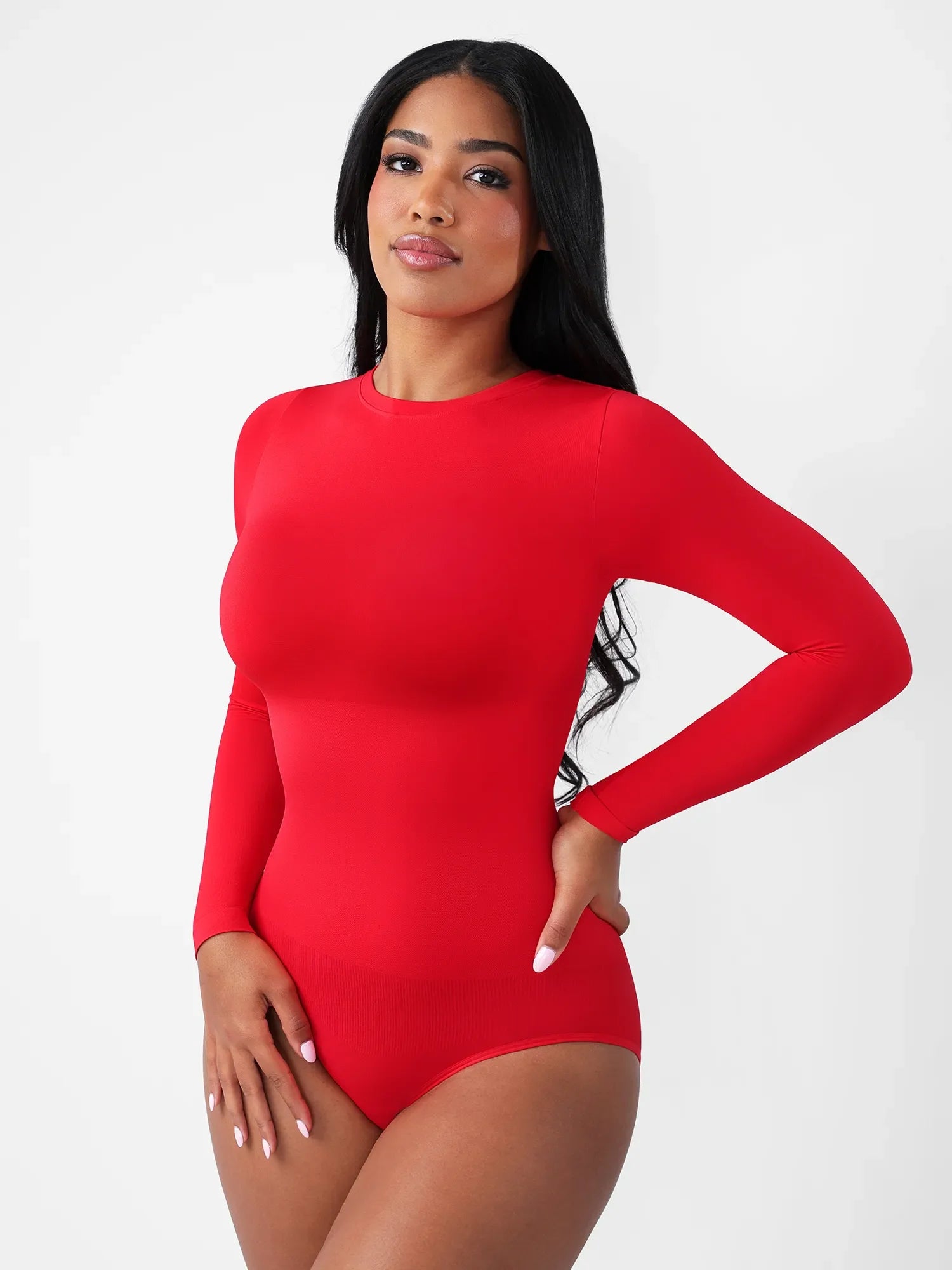 Feelingirl Seamless Ultra-Soft Long-Sleeve Bodysuit [BOGO]