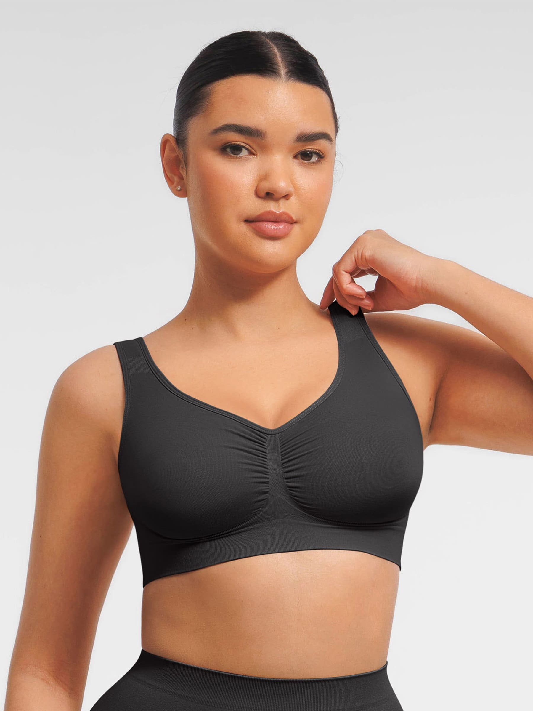 Feelingirl Seamless Wide Straps Everyday Bra