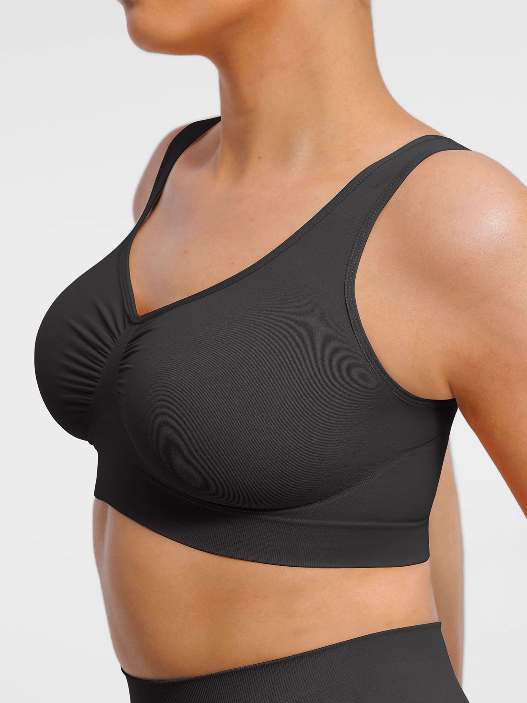 Feelingirl Seamless Wide Straps Everyday Bra