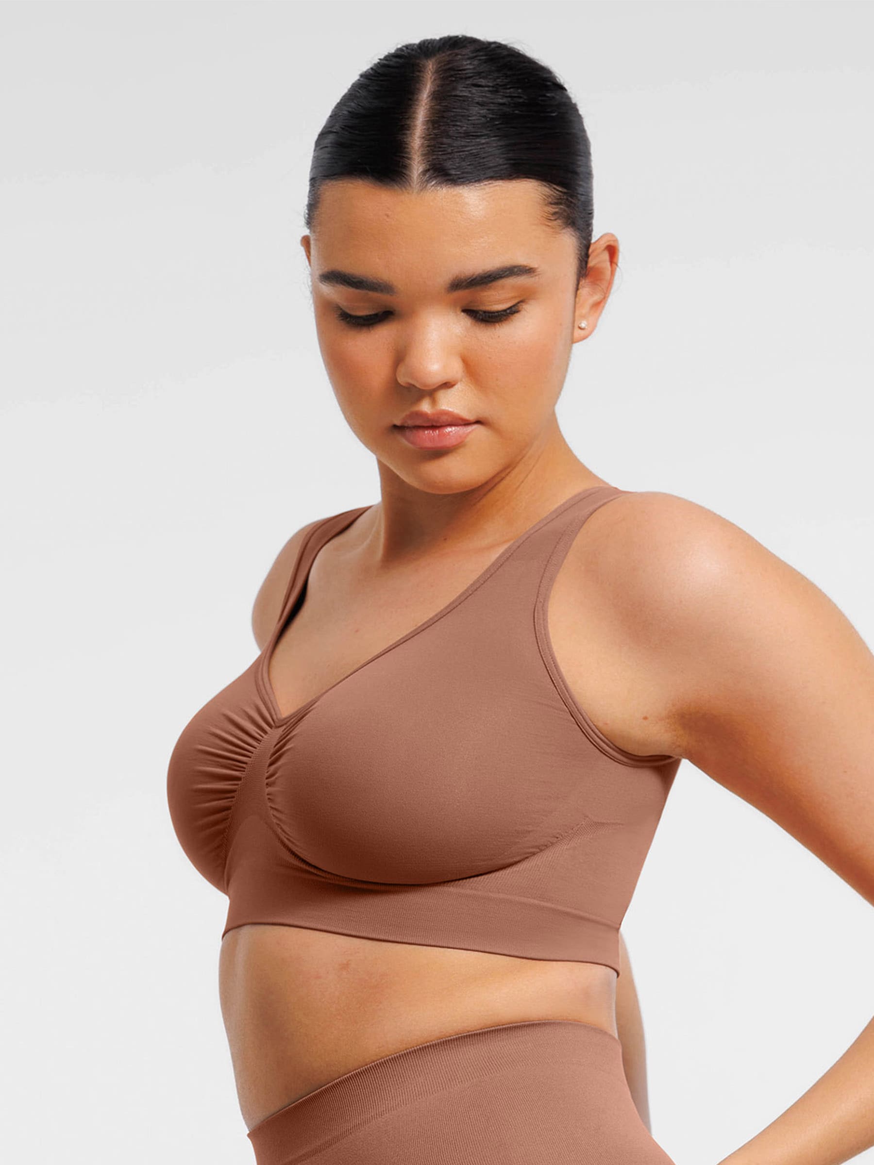 Feelingirl Seamless Wide Straps Everyday Bra