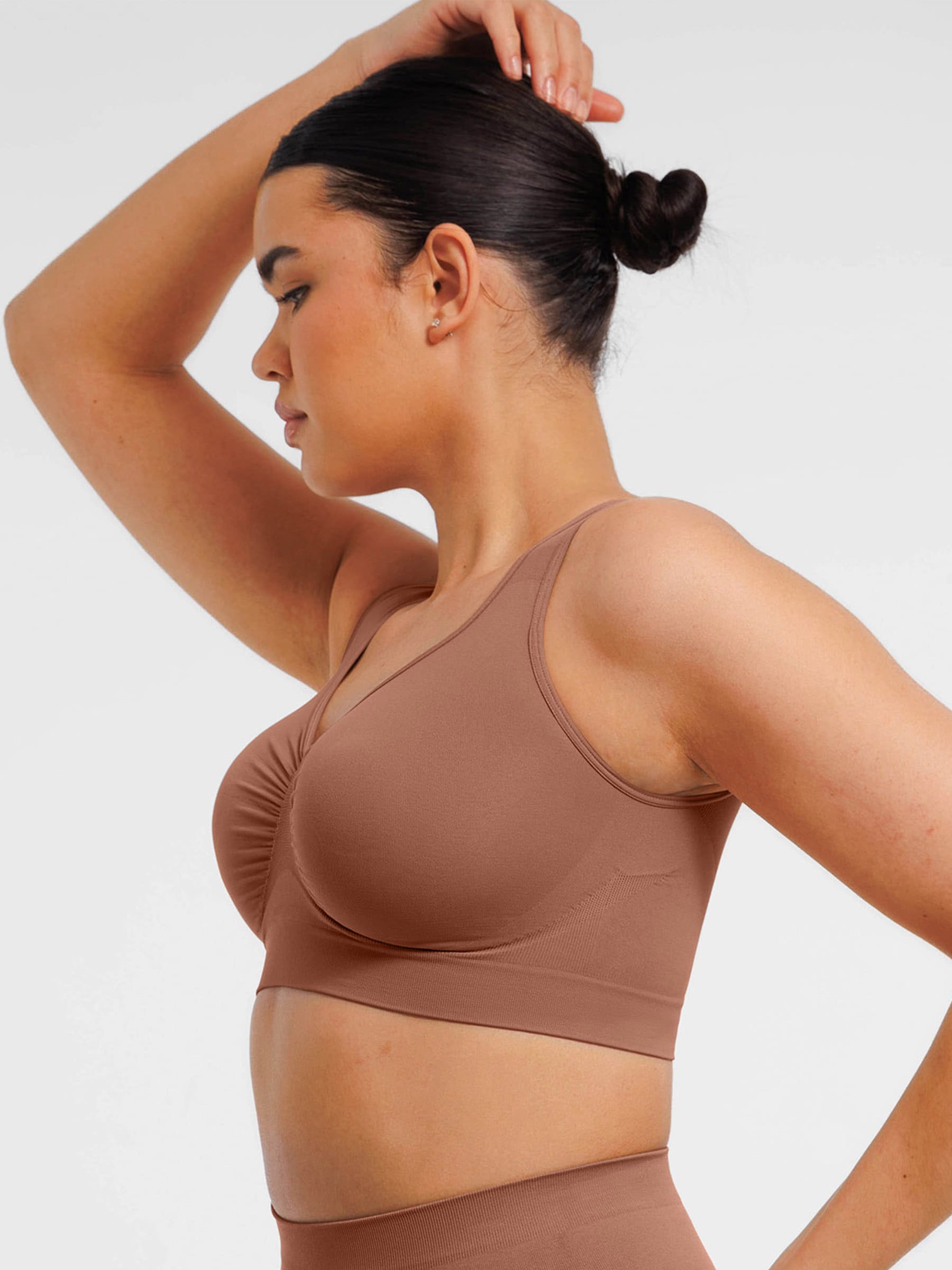 Feelingirl Seamless Wide Straps Everyday Bra