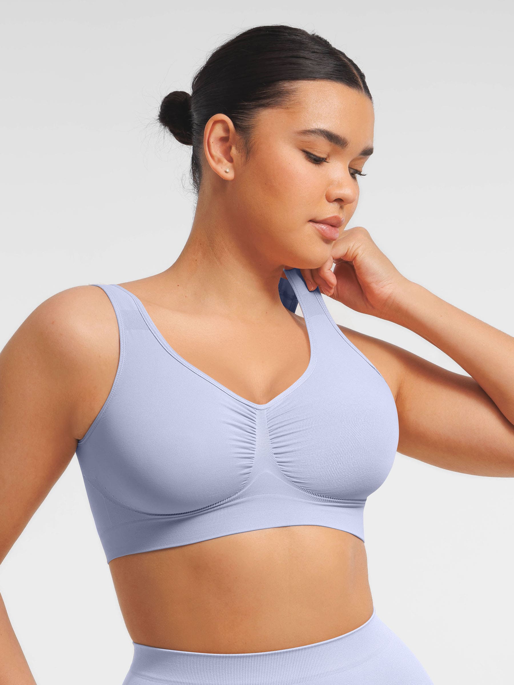 Feelingirl Seamless Wide Straps Everyday Bra