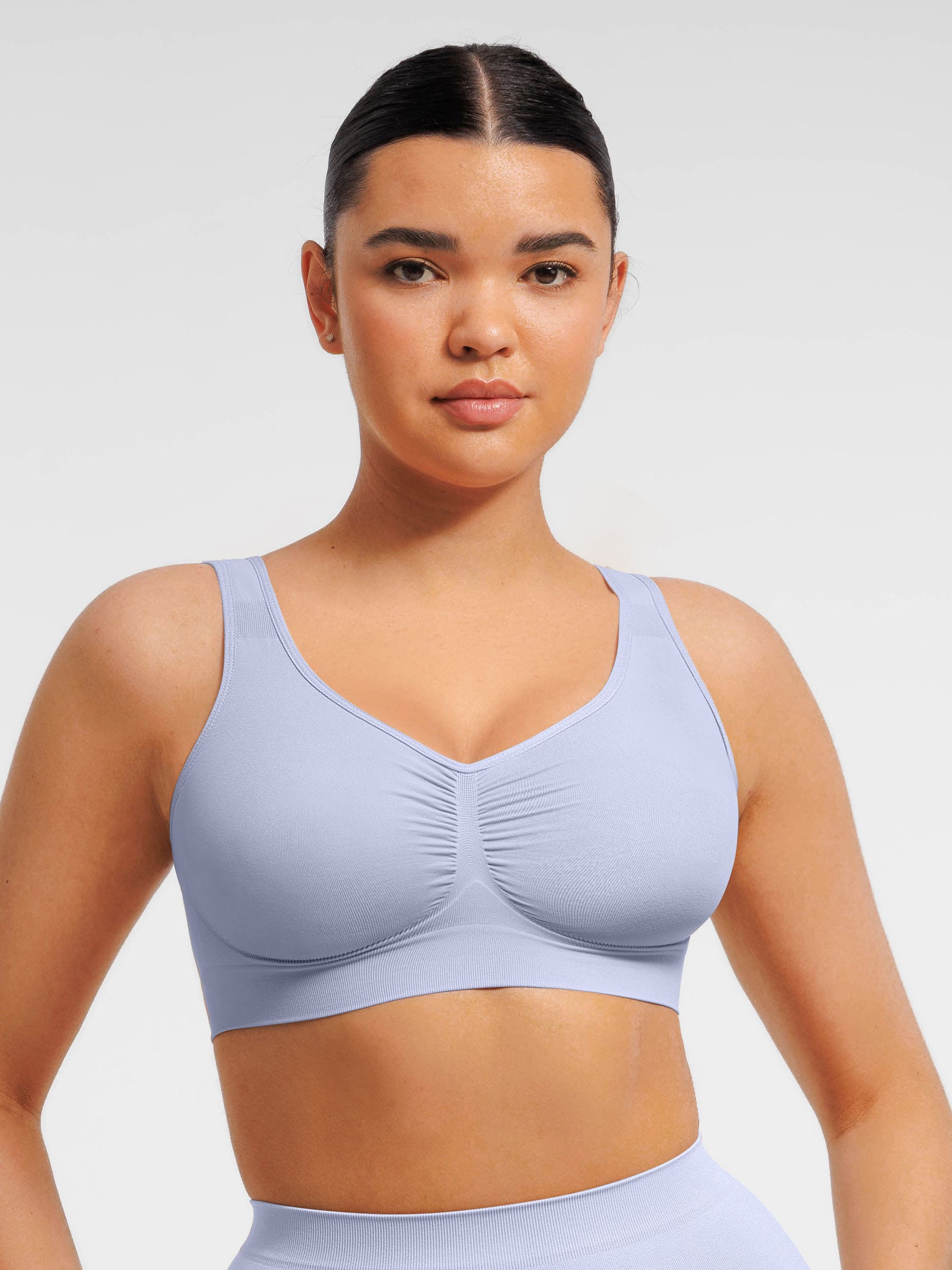 Feelingirl Seamless Wide Straps Everyday Bra