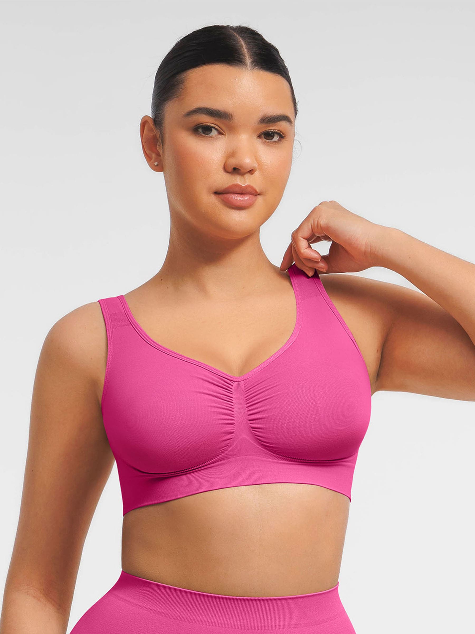 Feelingirl Seamless Wide Straps Everyday Bra