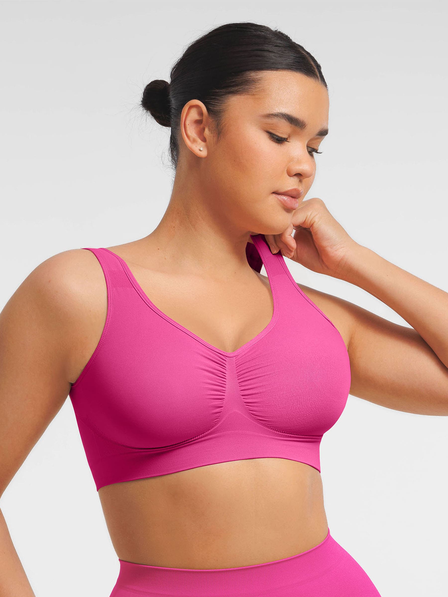 Feelingirl Seamless Wide Straps Everyday Bra