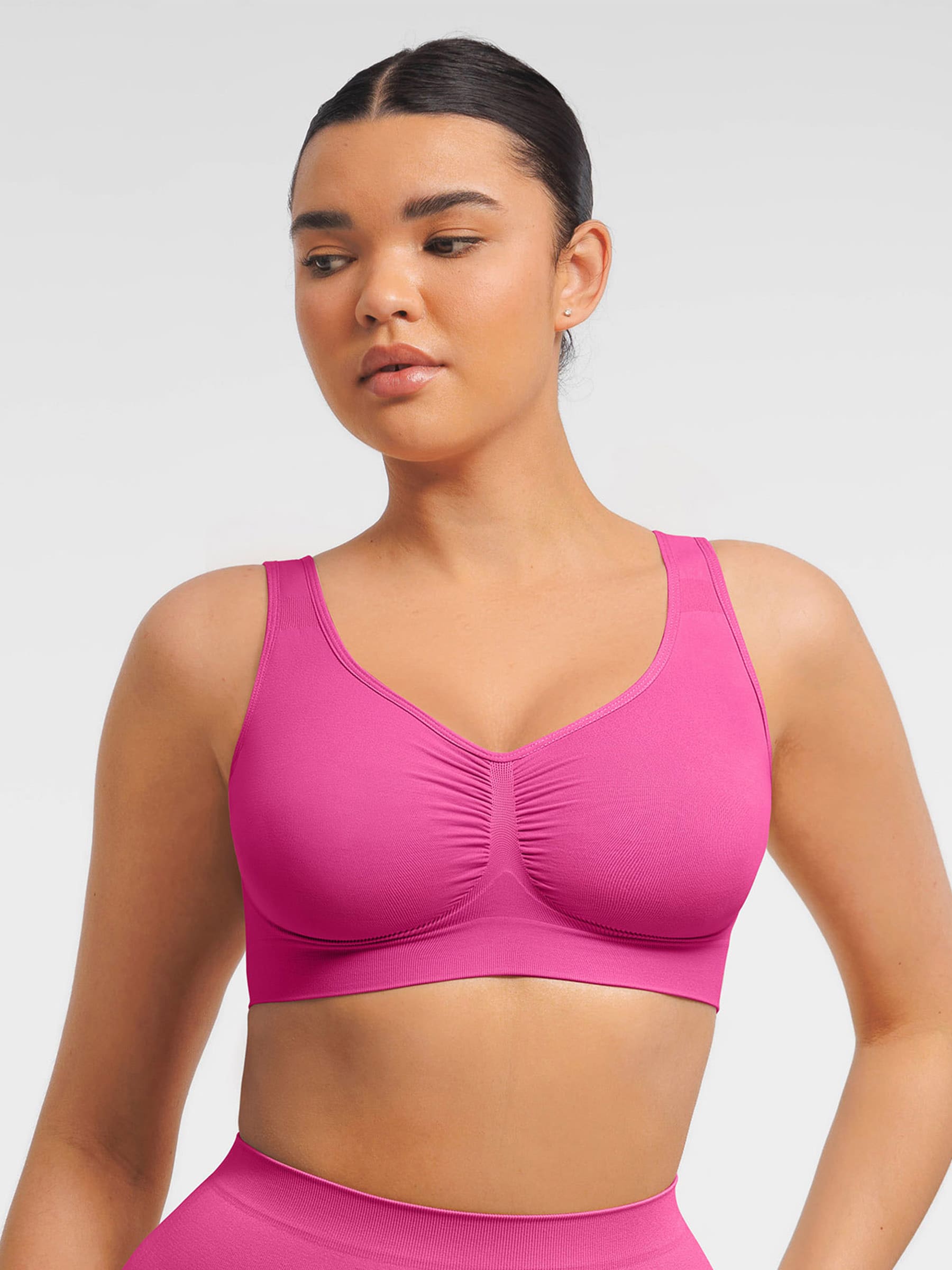 Feelingirl Seamless Wide Straps Everyday Bra