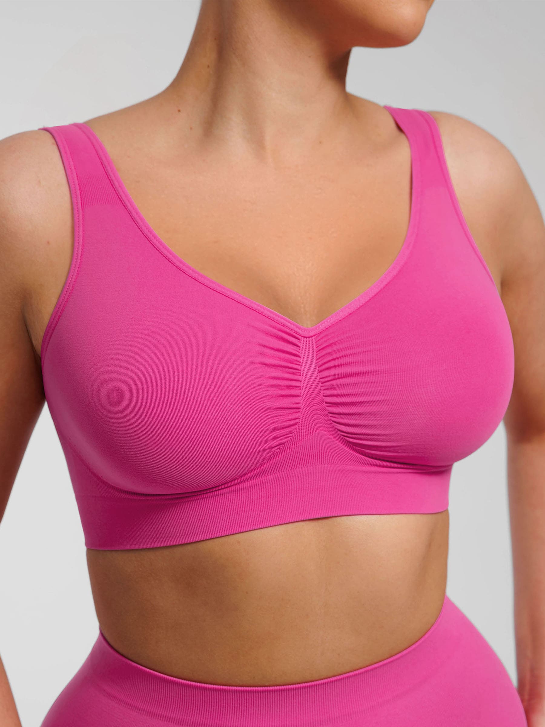 Feelingirl Seamless Wide Straps Everyday Bra