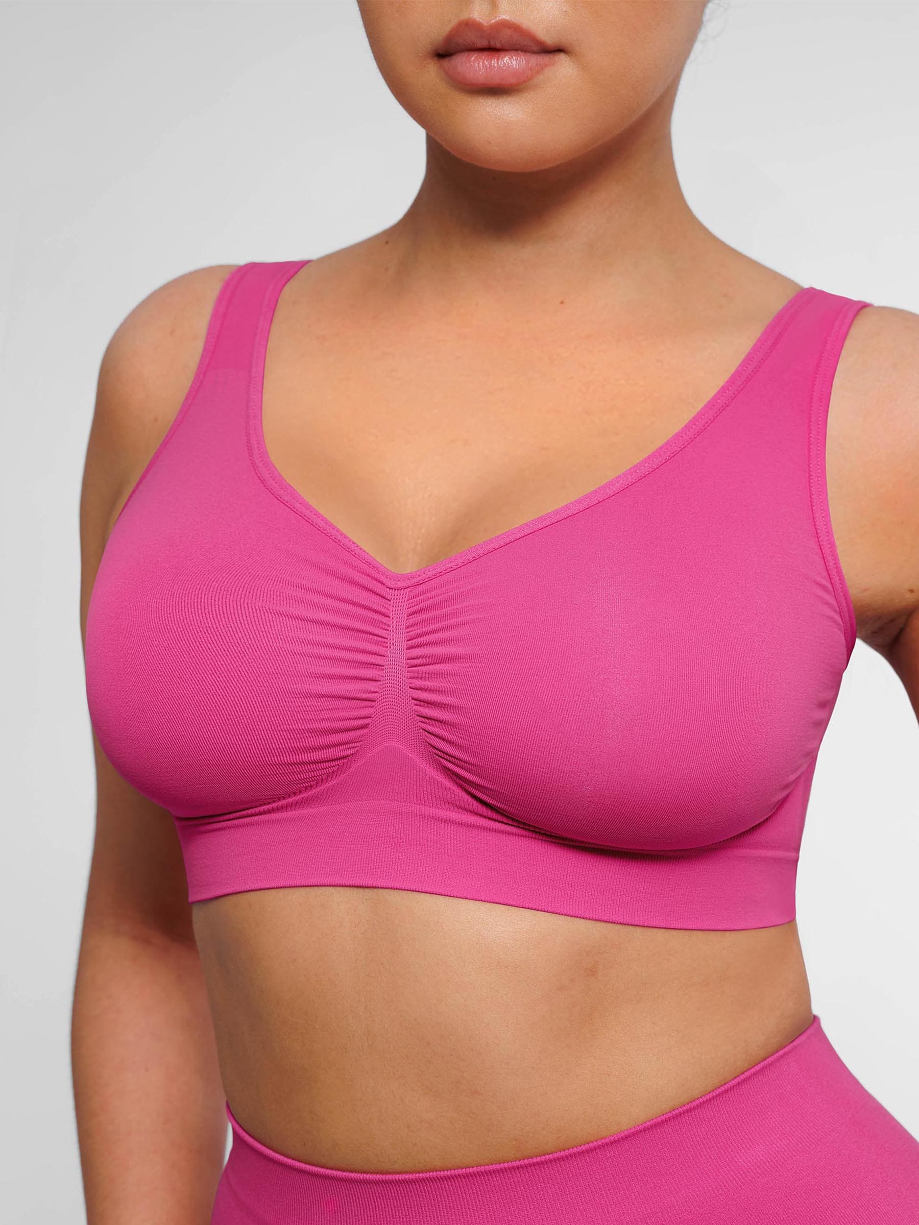 Feelingirl Seamless Wide Straps Everyday Bra