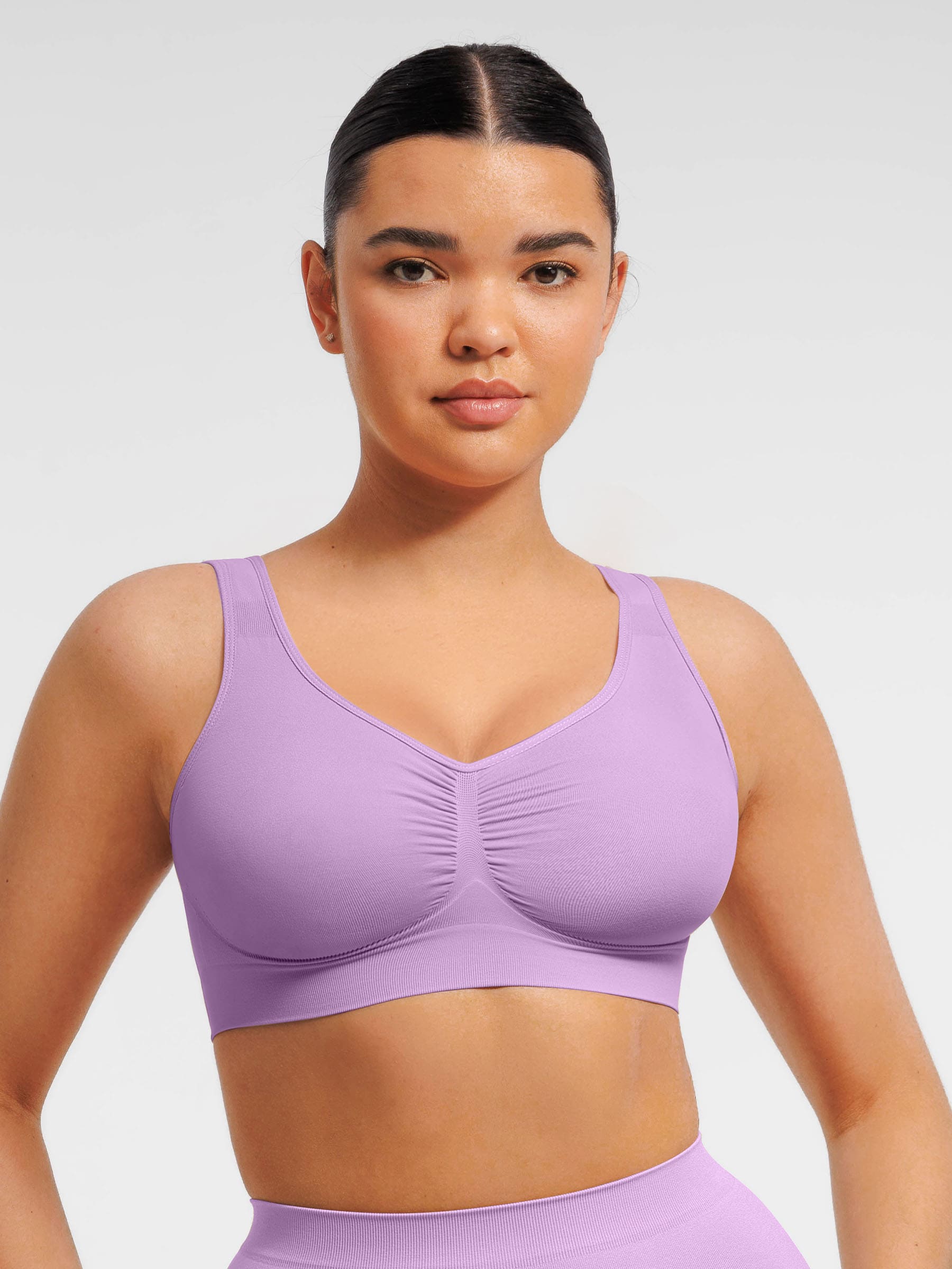 Feelingirl Seamless Wide Straps Everyday Bra