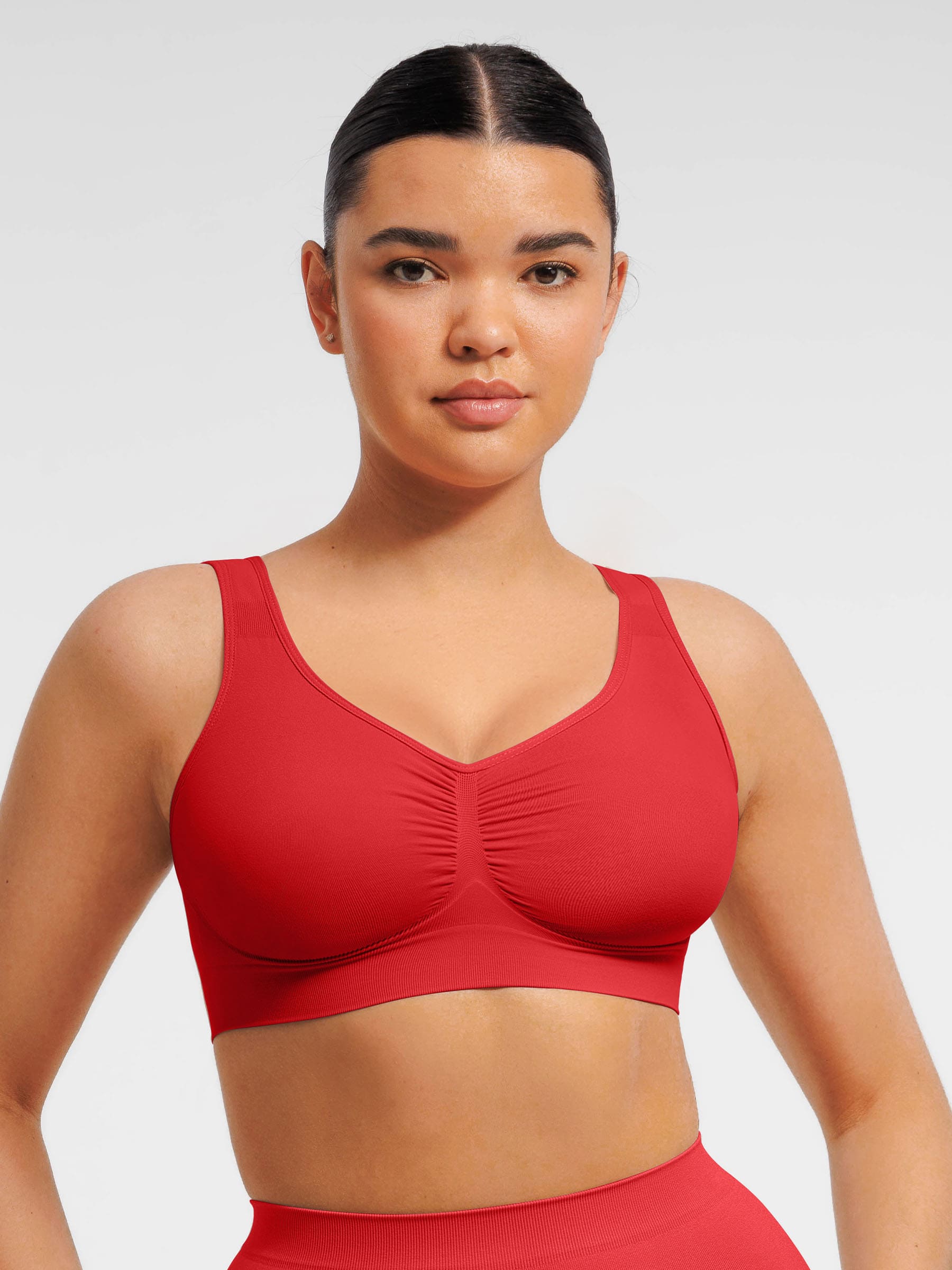 Feelingirl Seamless Wide Straps Everyday Bra