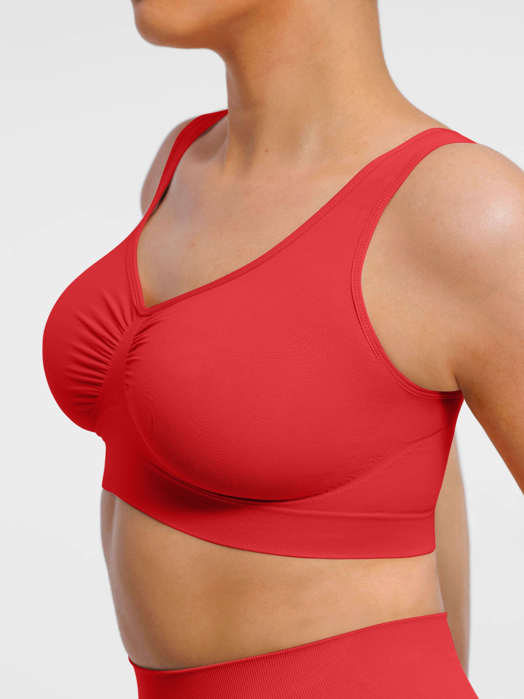 Feelingirl Seamless Wide Straps Everyday Bra