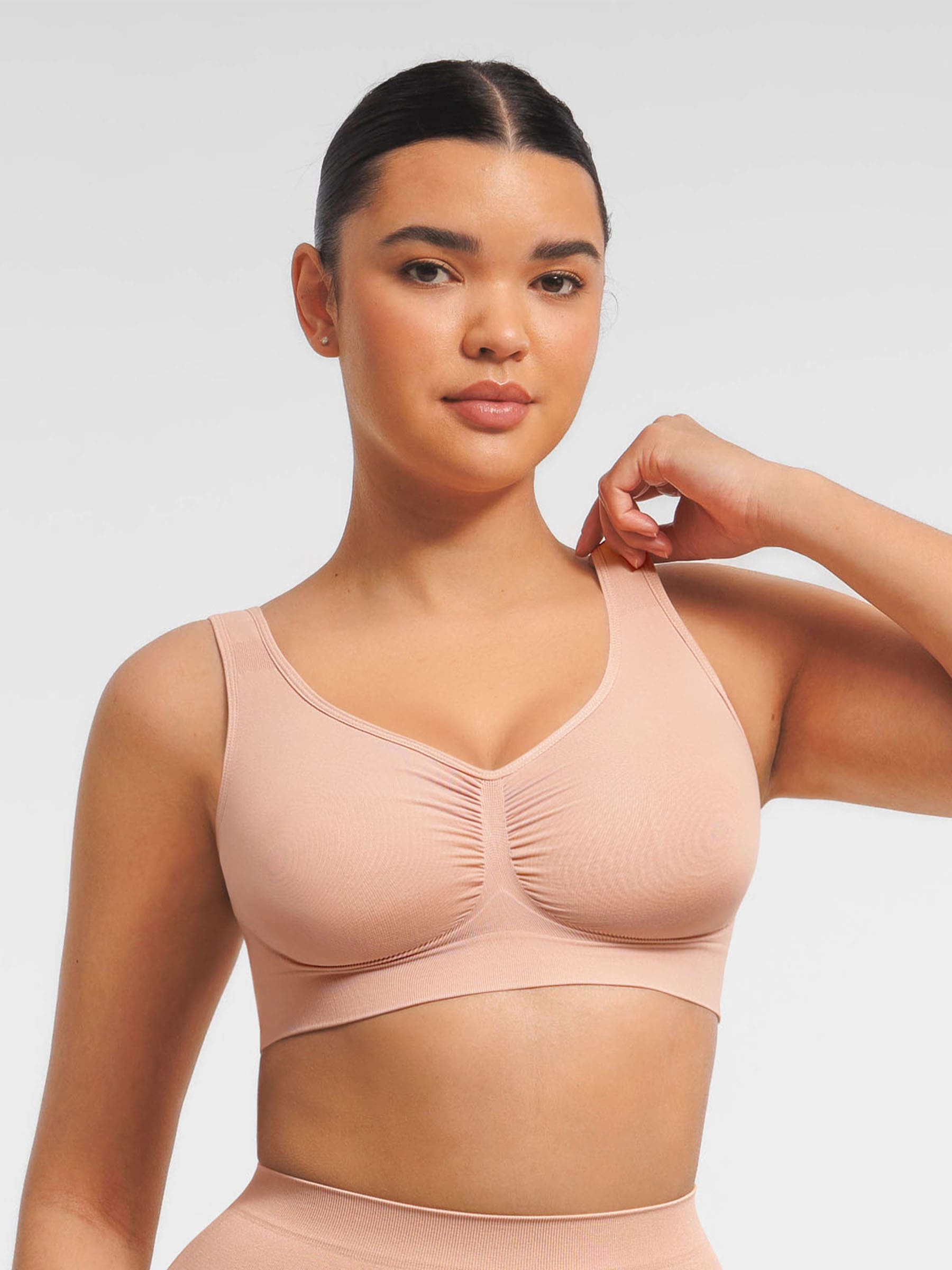 Feelingirl Seamless Wide Straps Everyday Bra