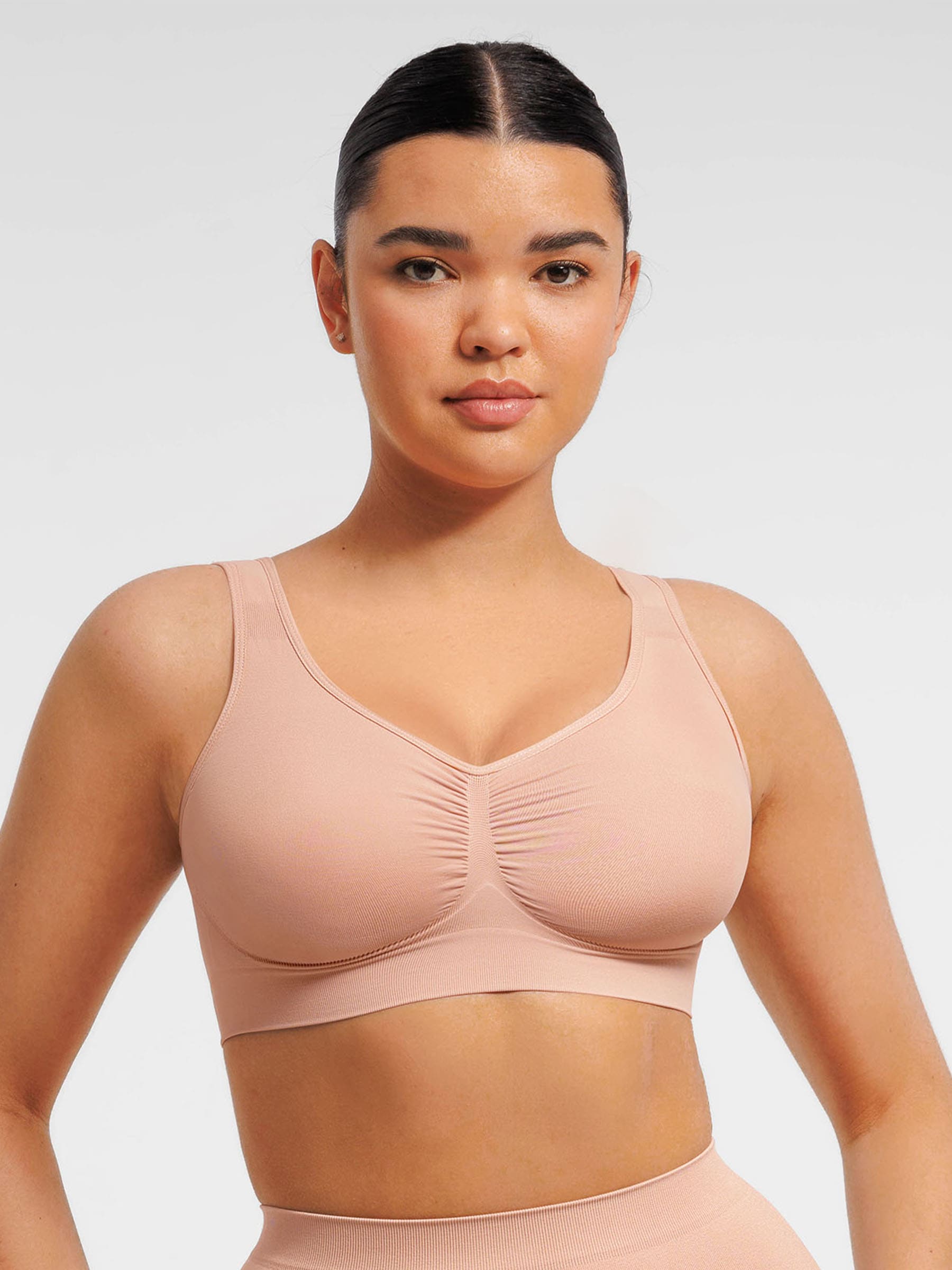 Feelingirl Seamless Wide Straps Everyday Bra
