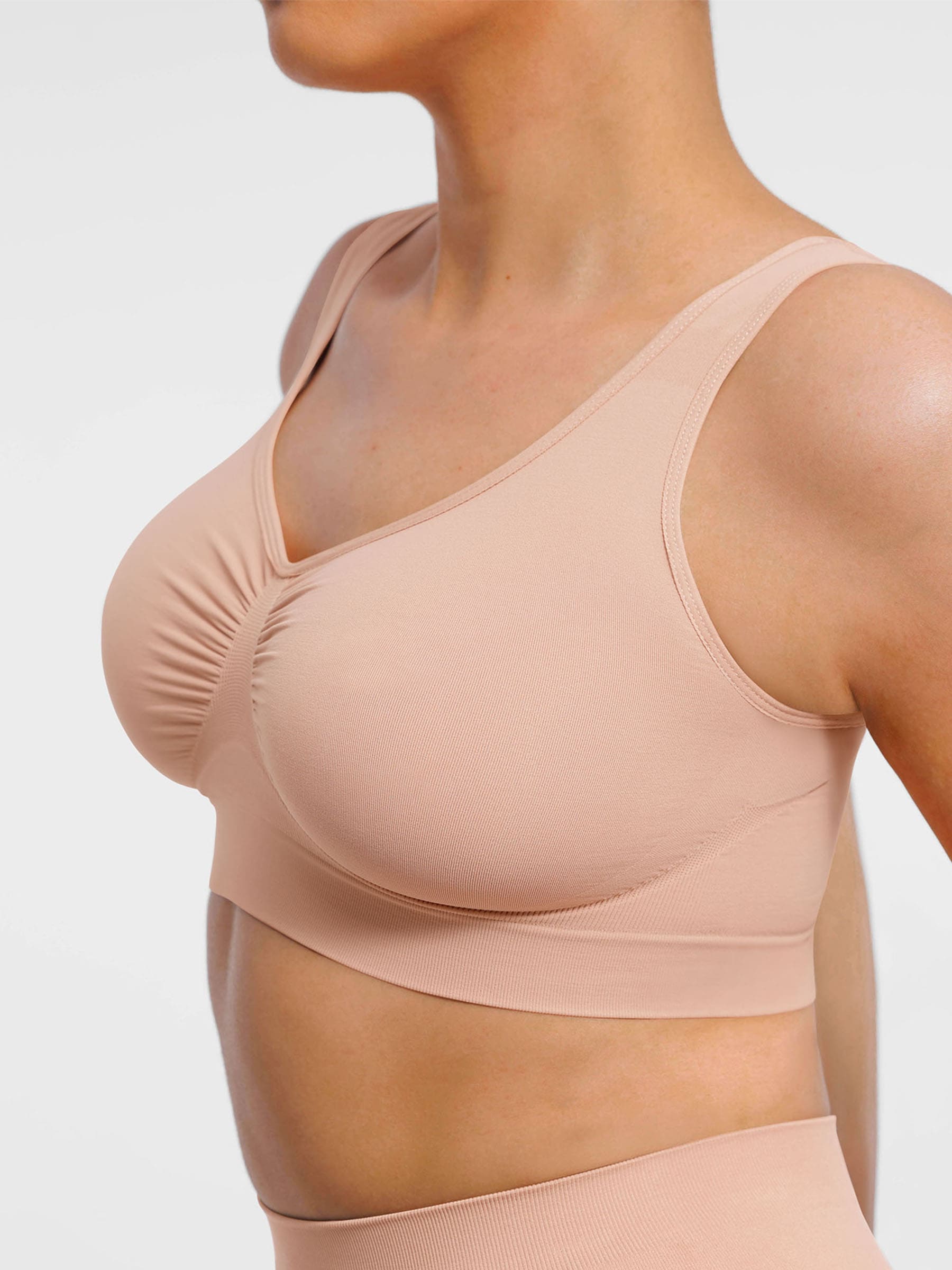 Feelingirl Seamless Wide Straps Everyday Bra