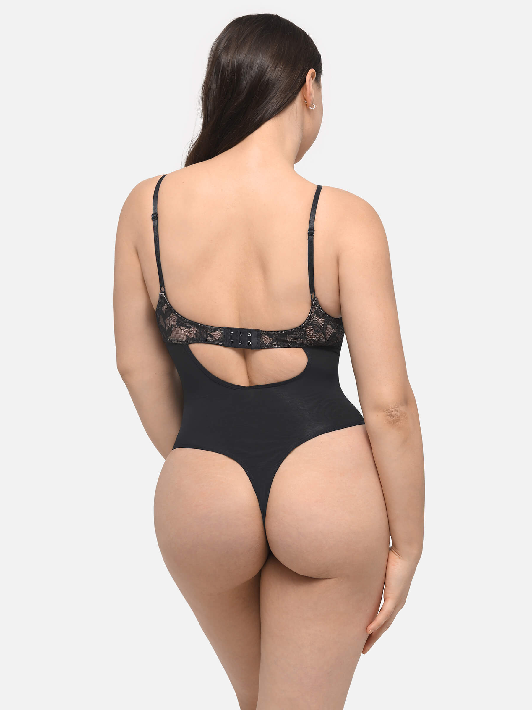 Feelingirl Lace Thong Shapewear Bodysuit