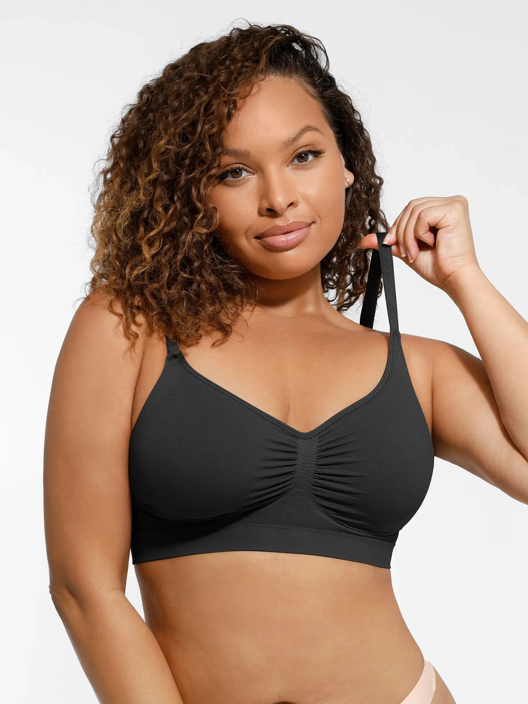 Feelingirl Seamless Everyday Bra with Built-In Soft Padding