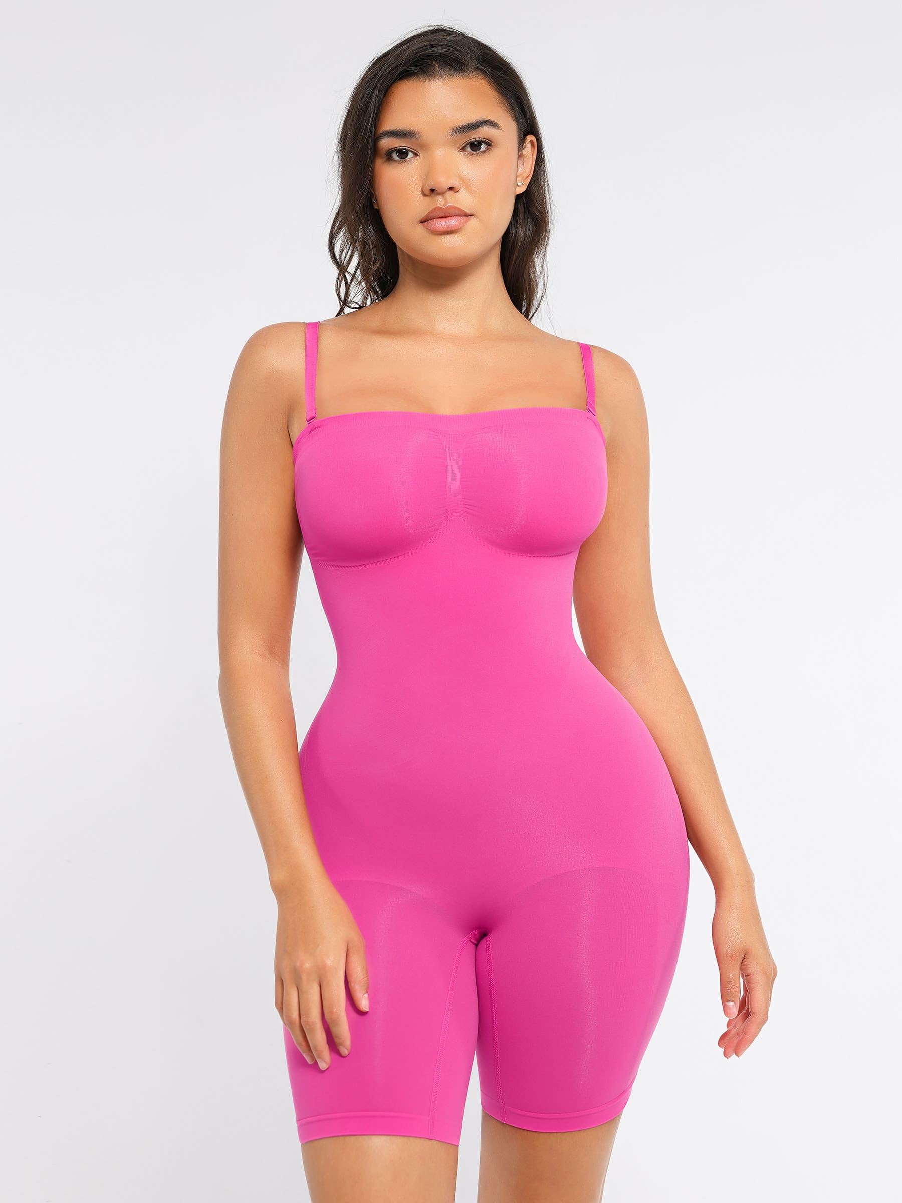 Feelingirl Strapless Seamless Bodysuit with Removable Straps