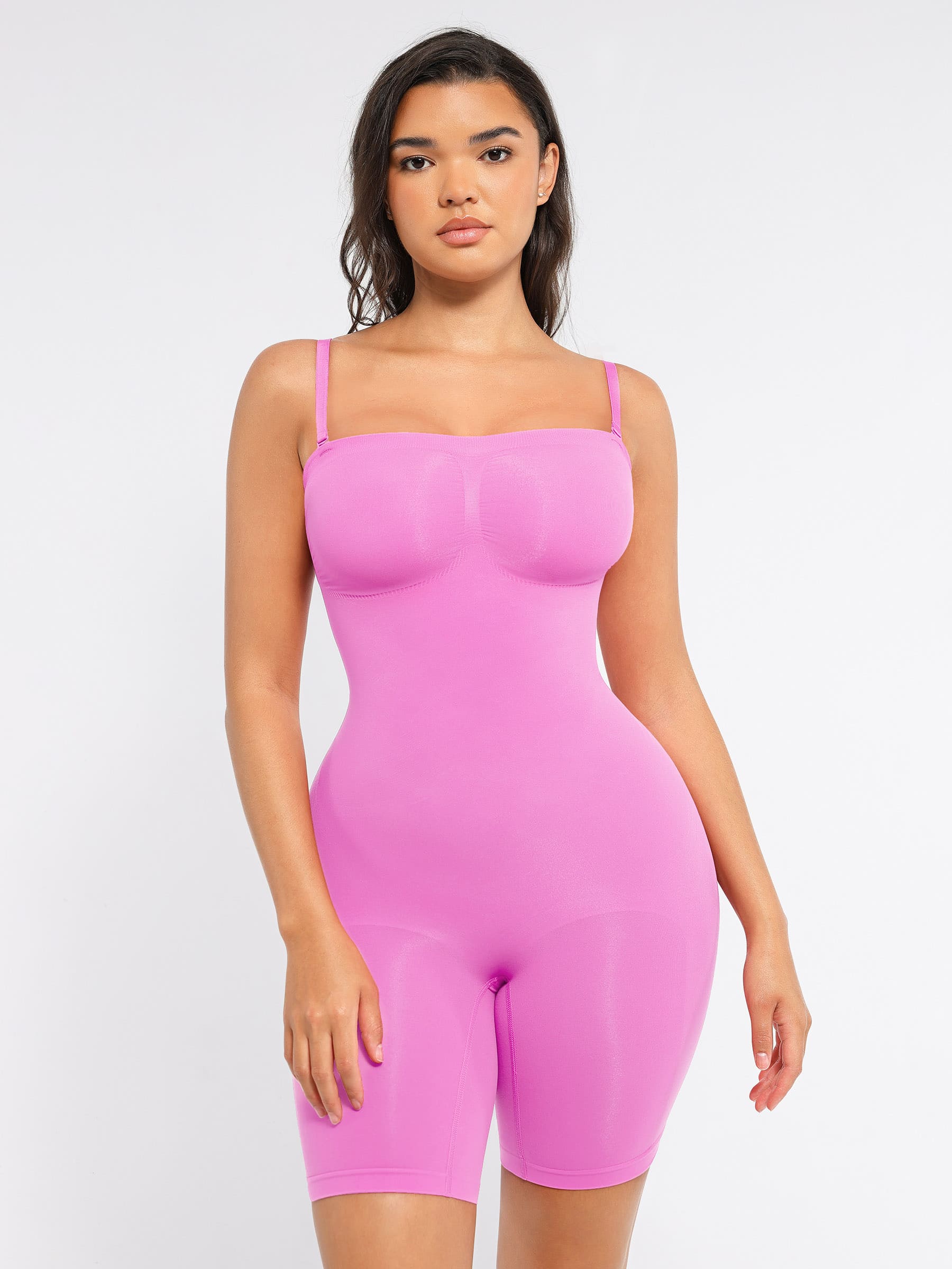 Feelingirl Strapless Seamless Bodysuit with Removable Straps