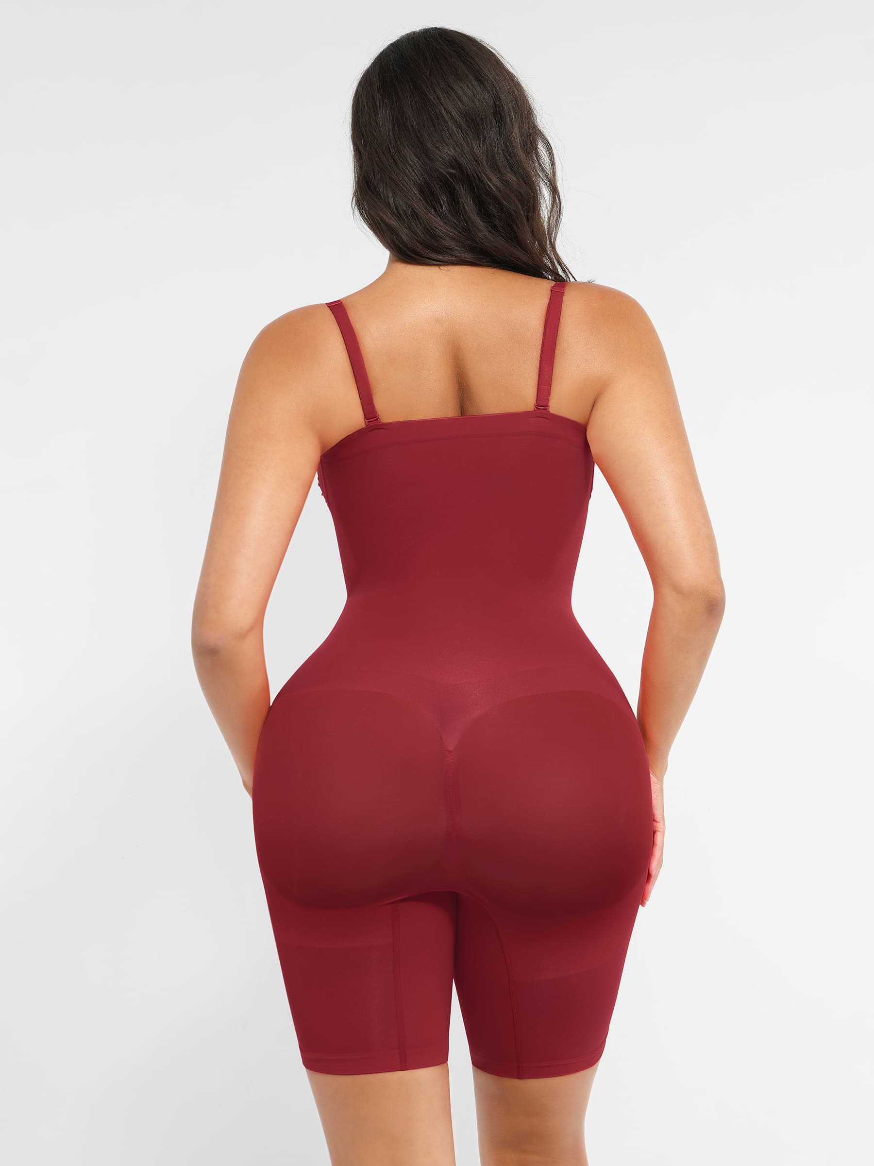 Feelingirl Strapless Seamless Bodysuit with Removable Straps