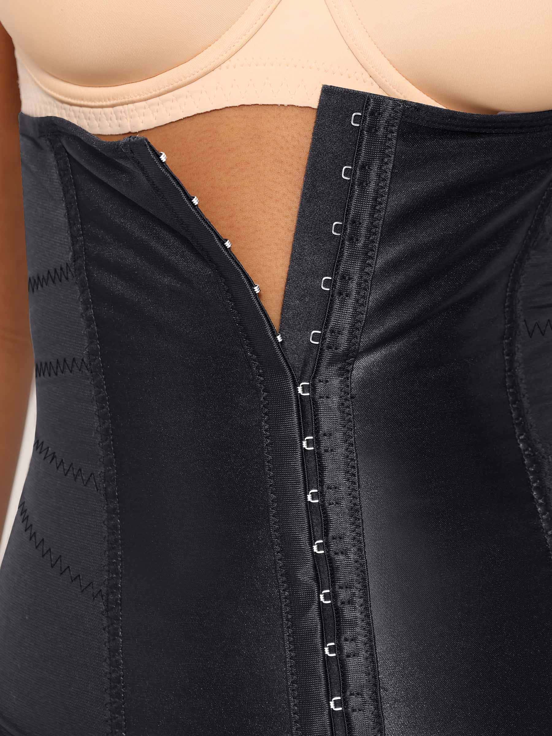 Feelingirl Waist Trainer for Women – Mesh Corset Body Shaper with Steel Bones