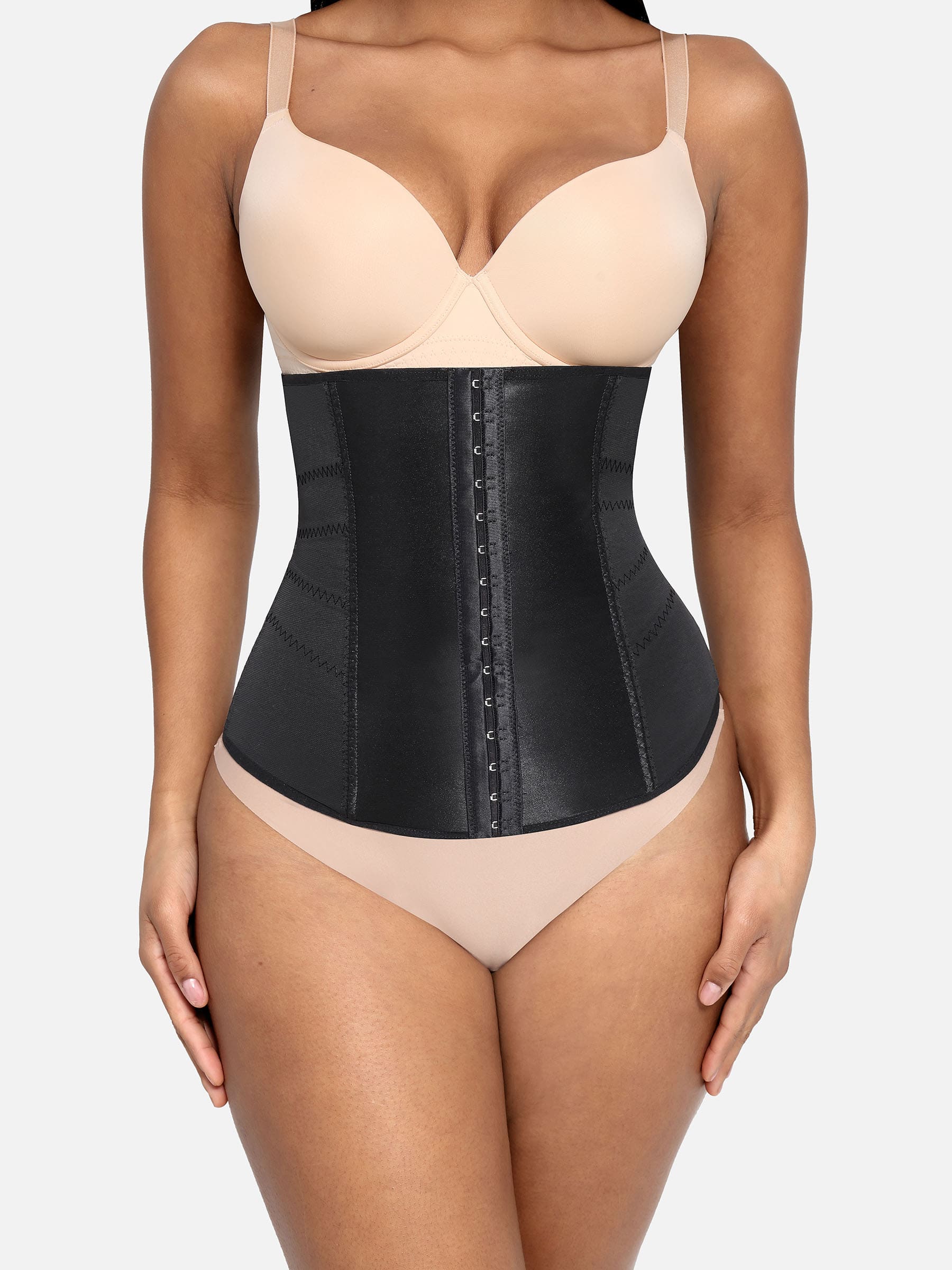 Divinegirl Waist Trainer Corset Body Shaper with Steel Bones [BOGO]