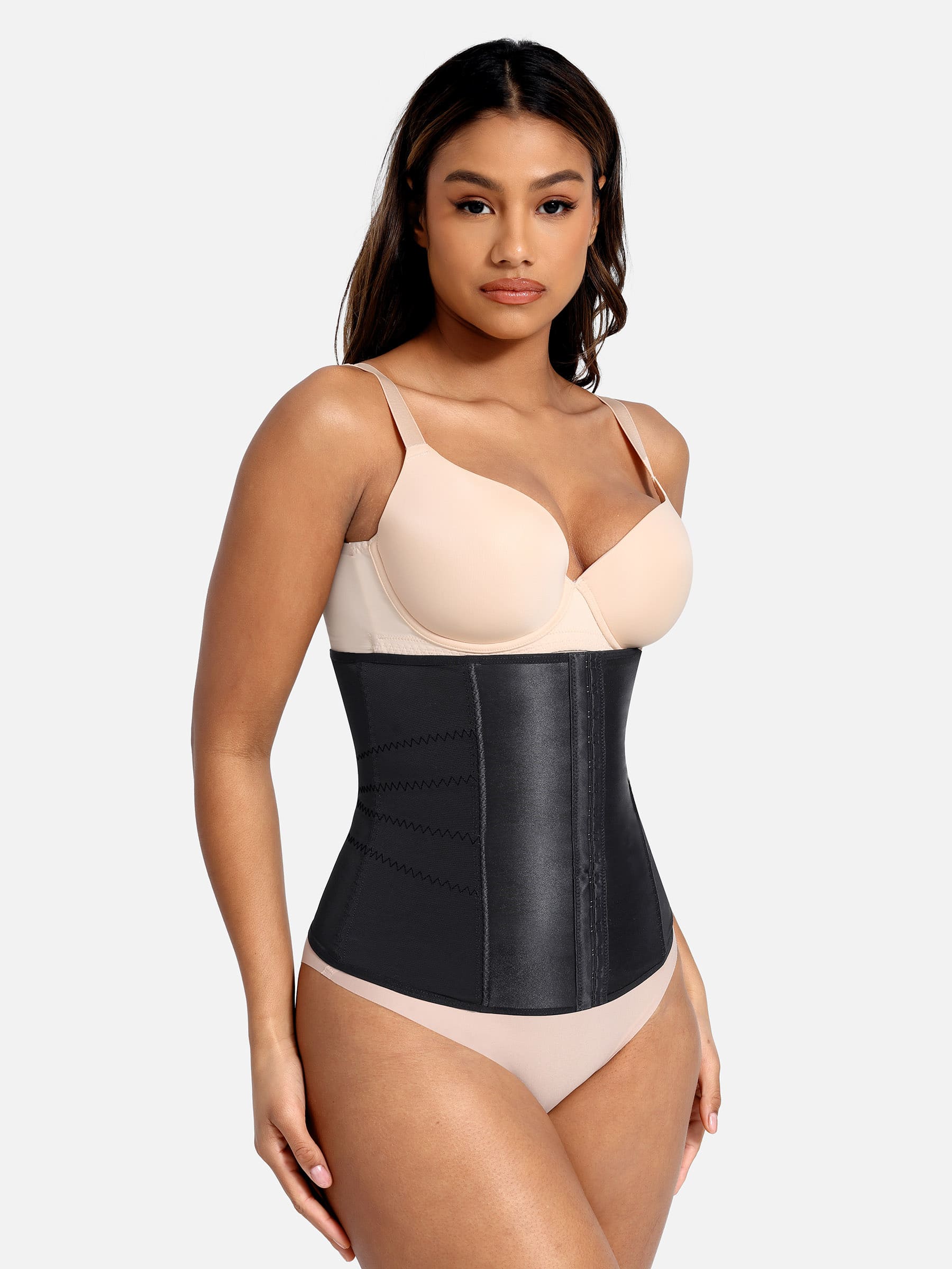Divinegirl Waist Trainer Corset Body Shaper with Steel Bones [BOGO]