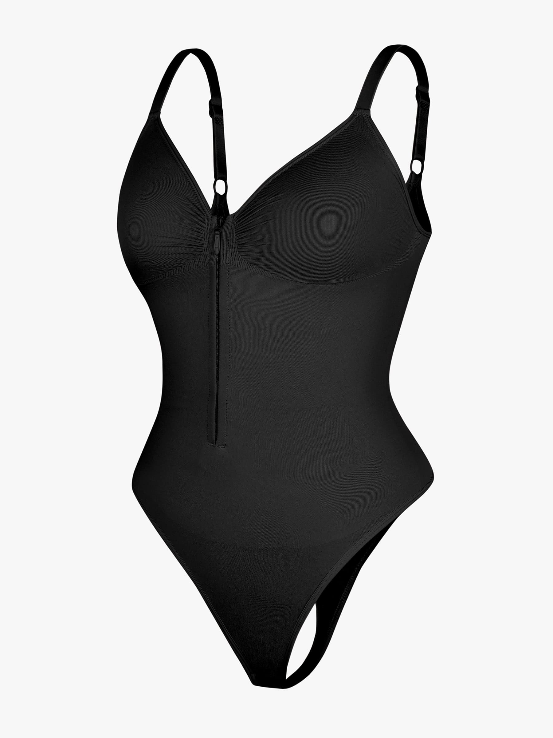 Feelingirl Tummy Control Seamless Zipper Shaping Bodysuit [BOGO]