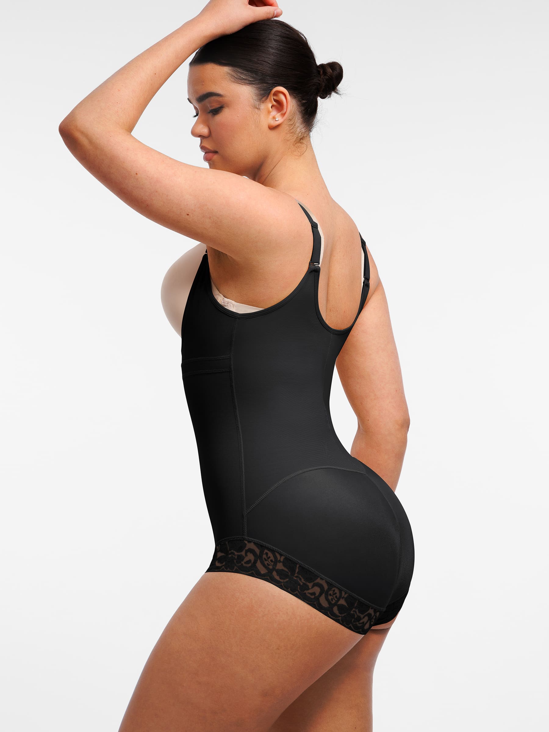 Feelingirl U-Plunge Front Adjustable Zipper Shapewear