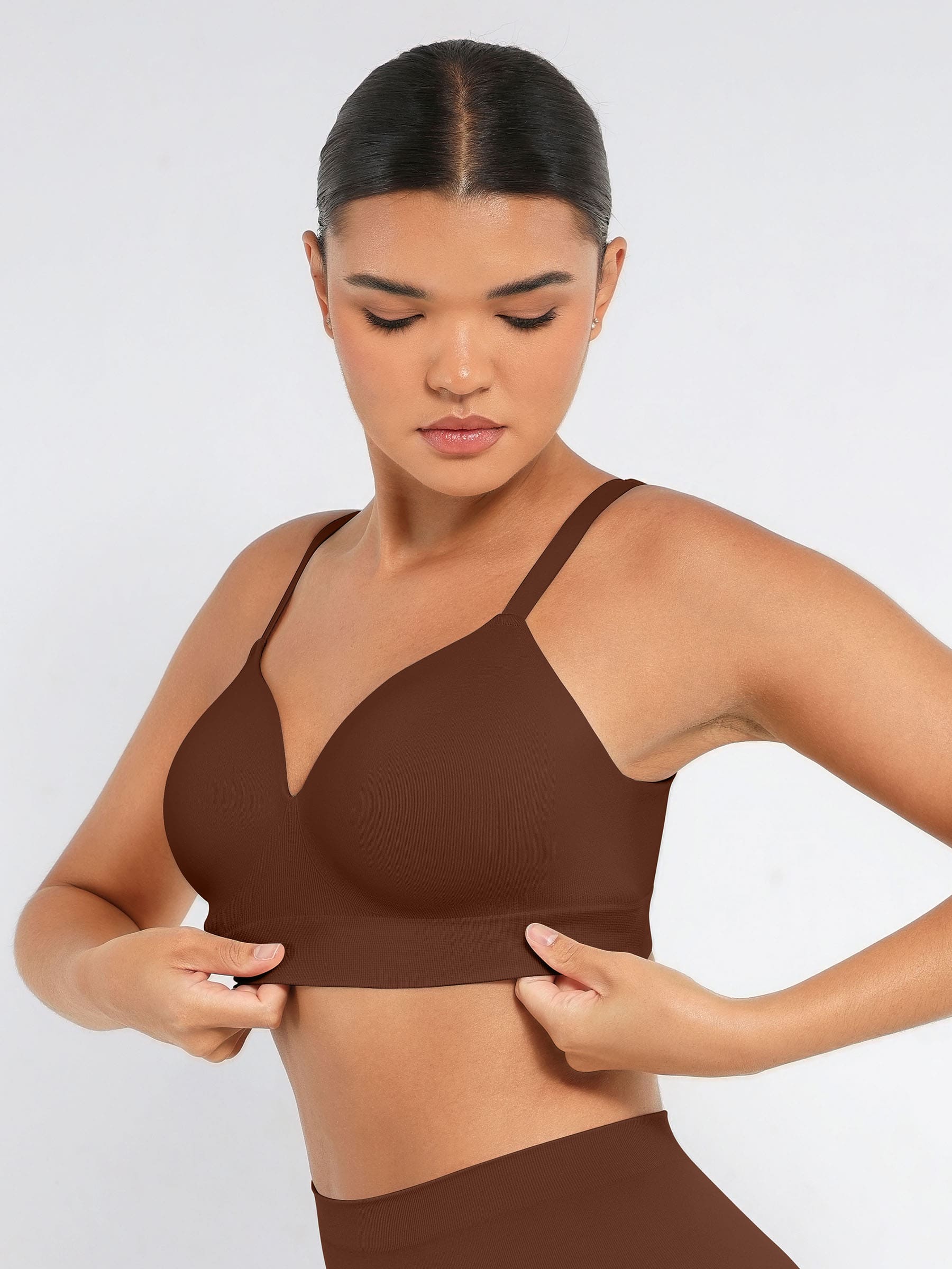Feelingirl 1 Push-Up Seamless Bra + 1 Smooth Seamless Bra
